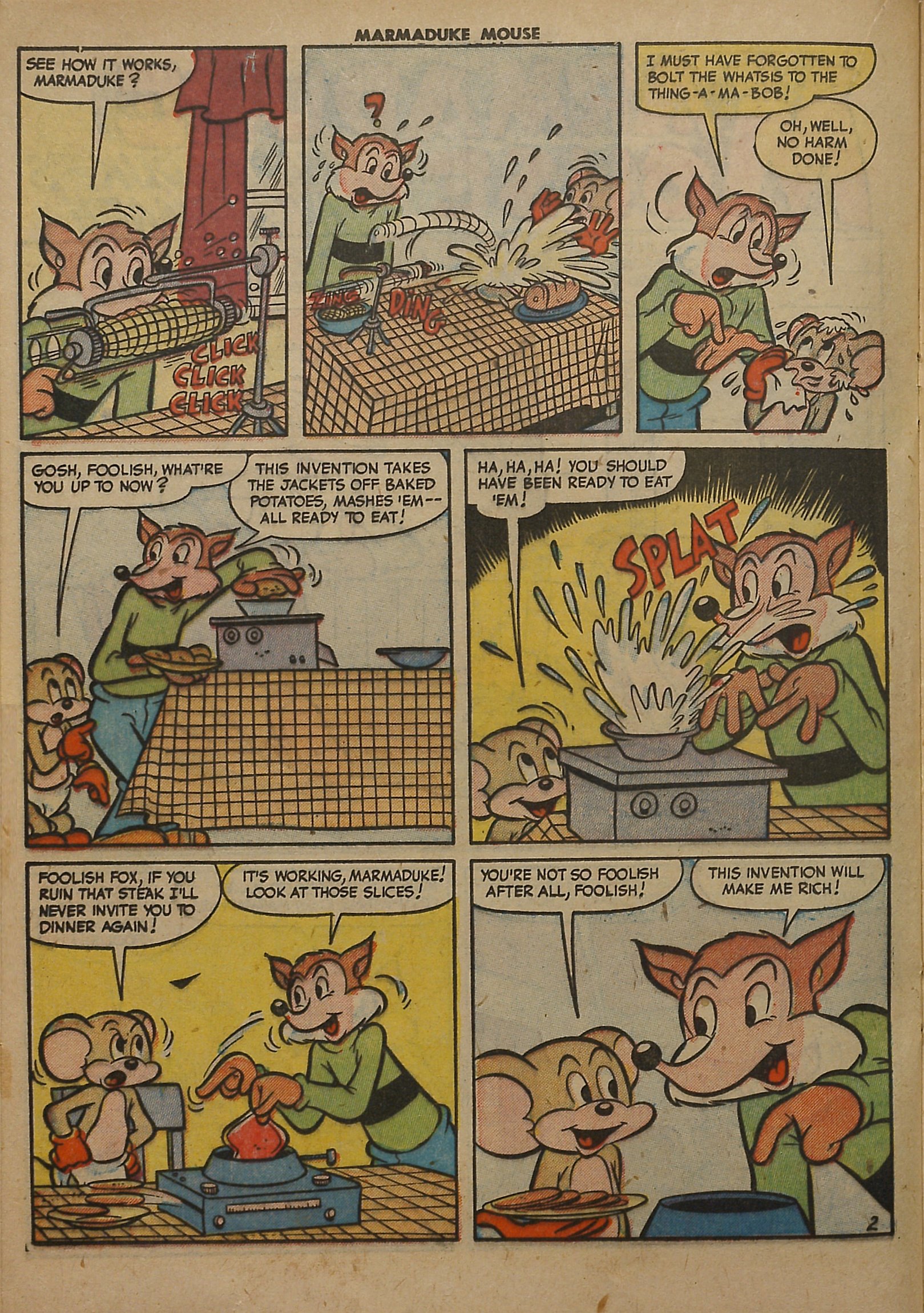 Read online Marmaduke Mouse comic -  Issue #42 - 20