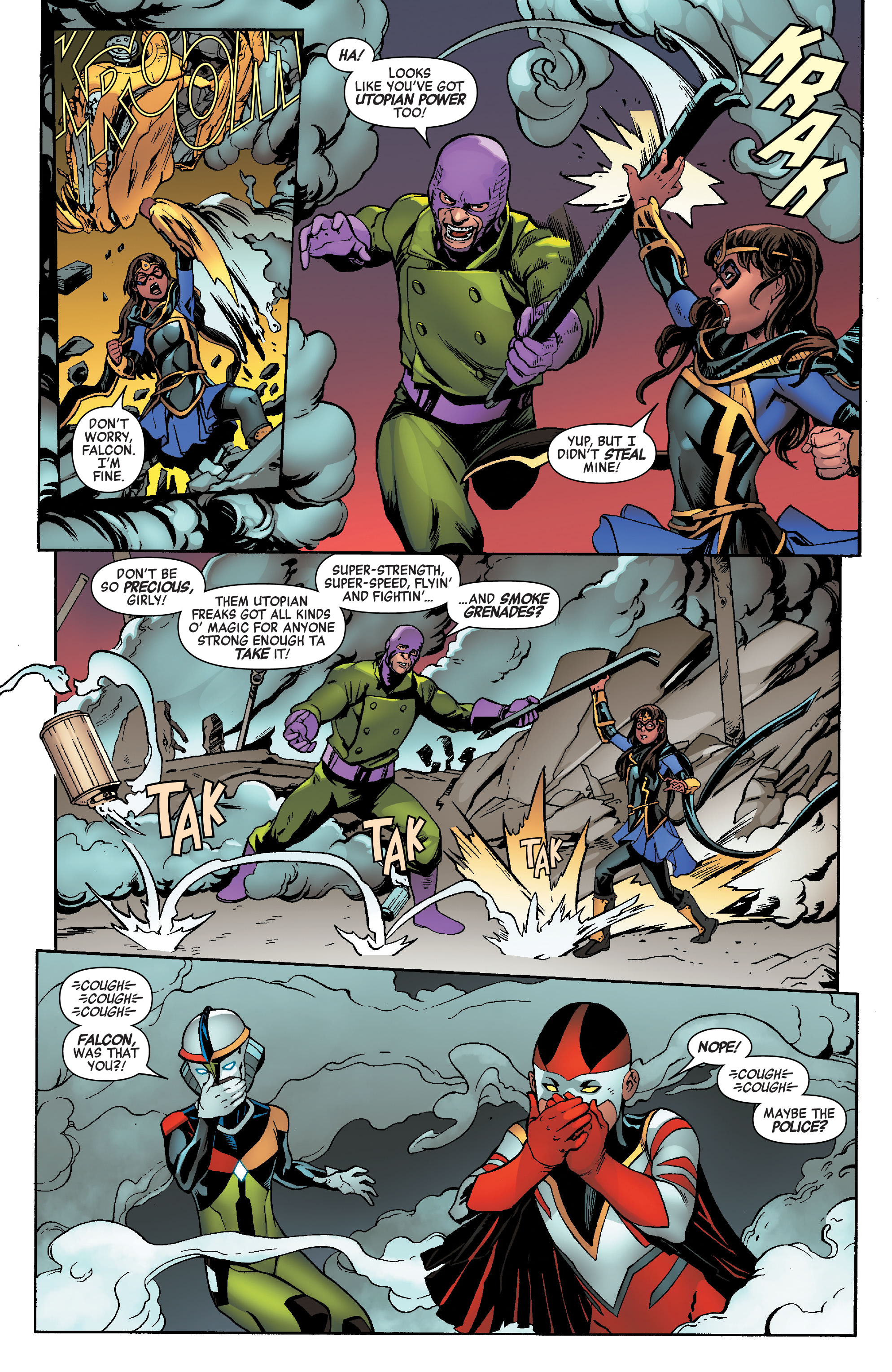 Read online Heroes Reborn: One-Shots comic -  Issue # Young Squadron - 17