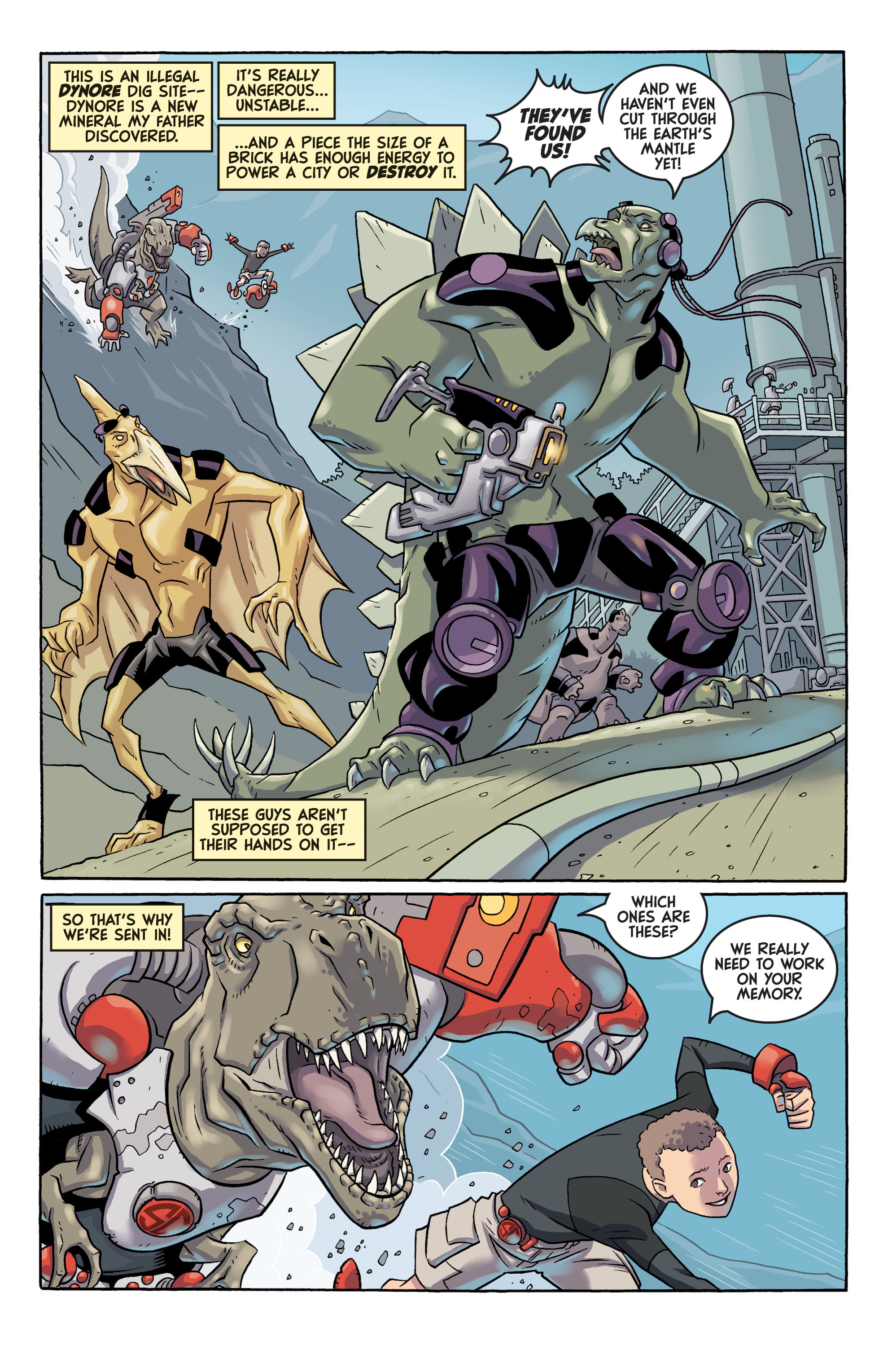 Read online Super Dinosaur (2011) comic -  Issue #1 - 4