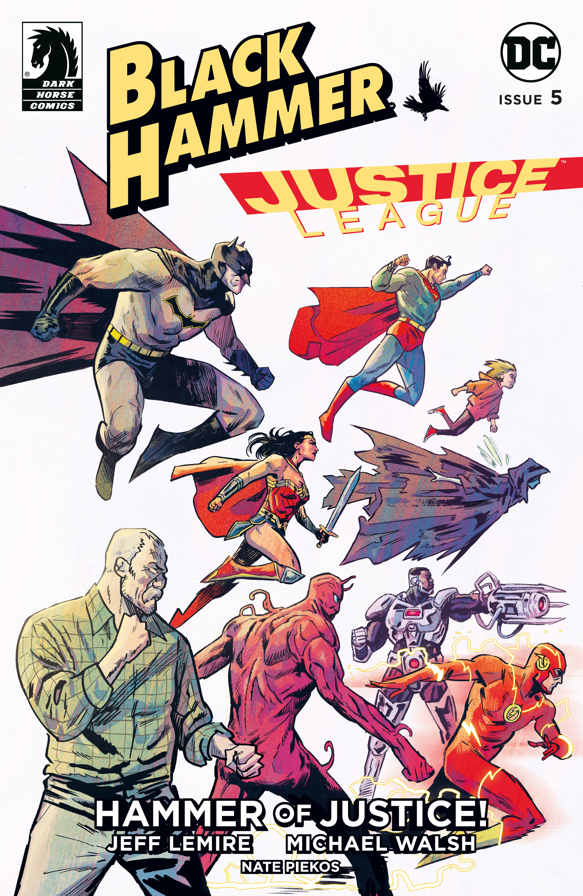 Read online Black Hammer/Justice League: Hammer of Justice! comic -  Issue #5 - 1