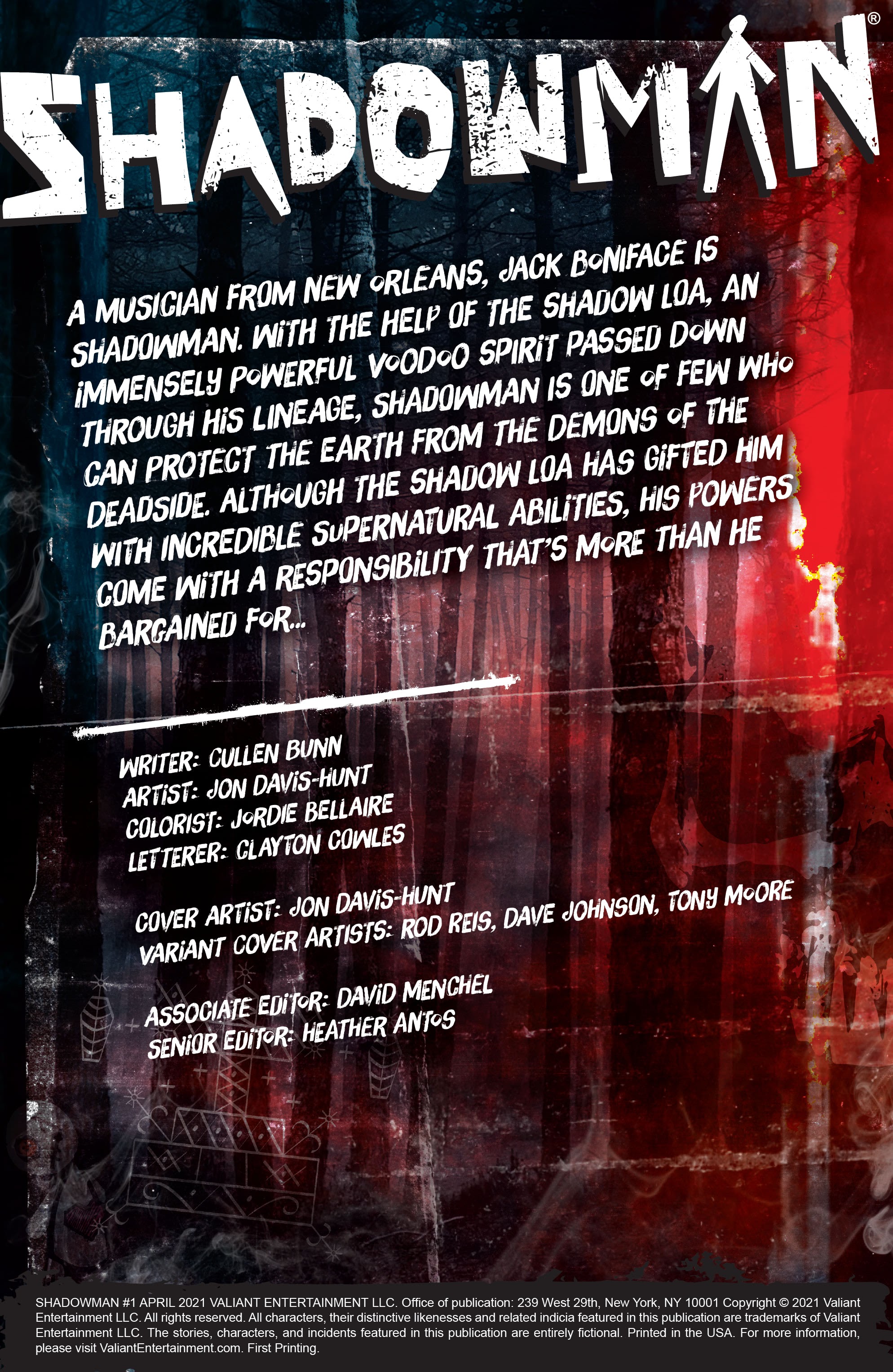 Read online Shadowman (2021) comic -  Issue #1 - 2