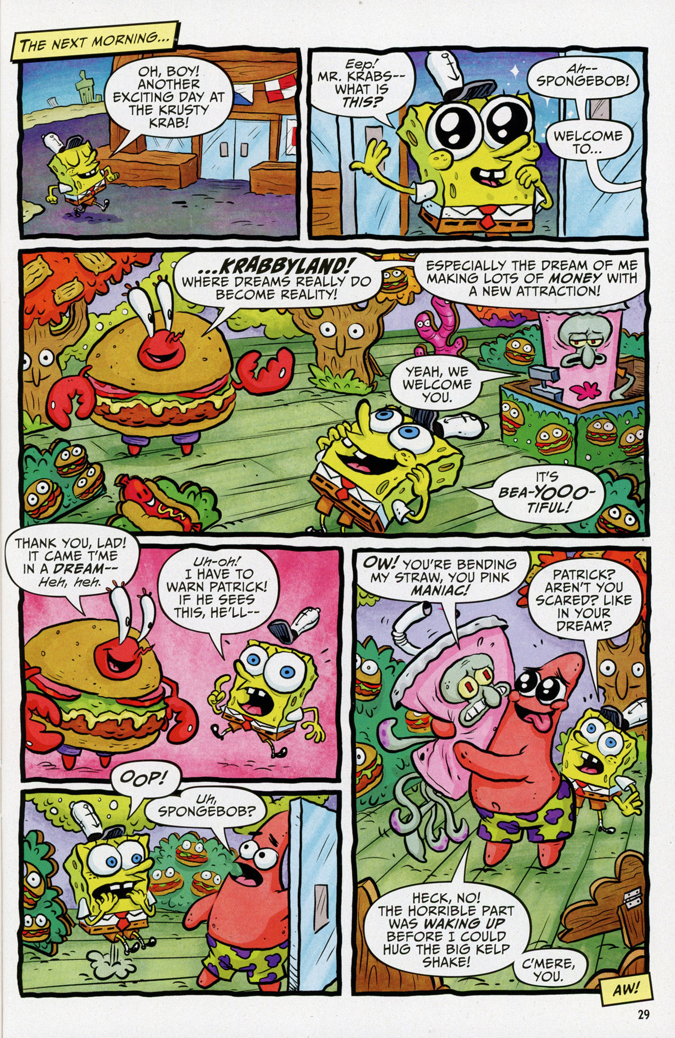 Read online SpongeBob Comics comic -  Issue #52 - 31