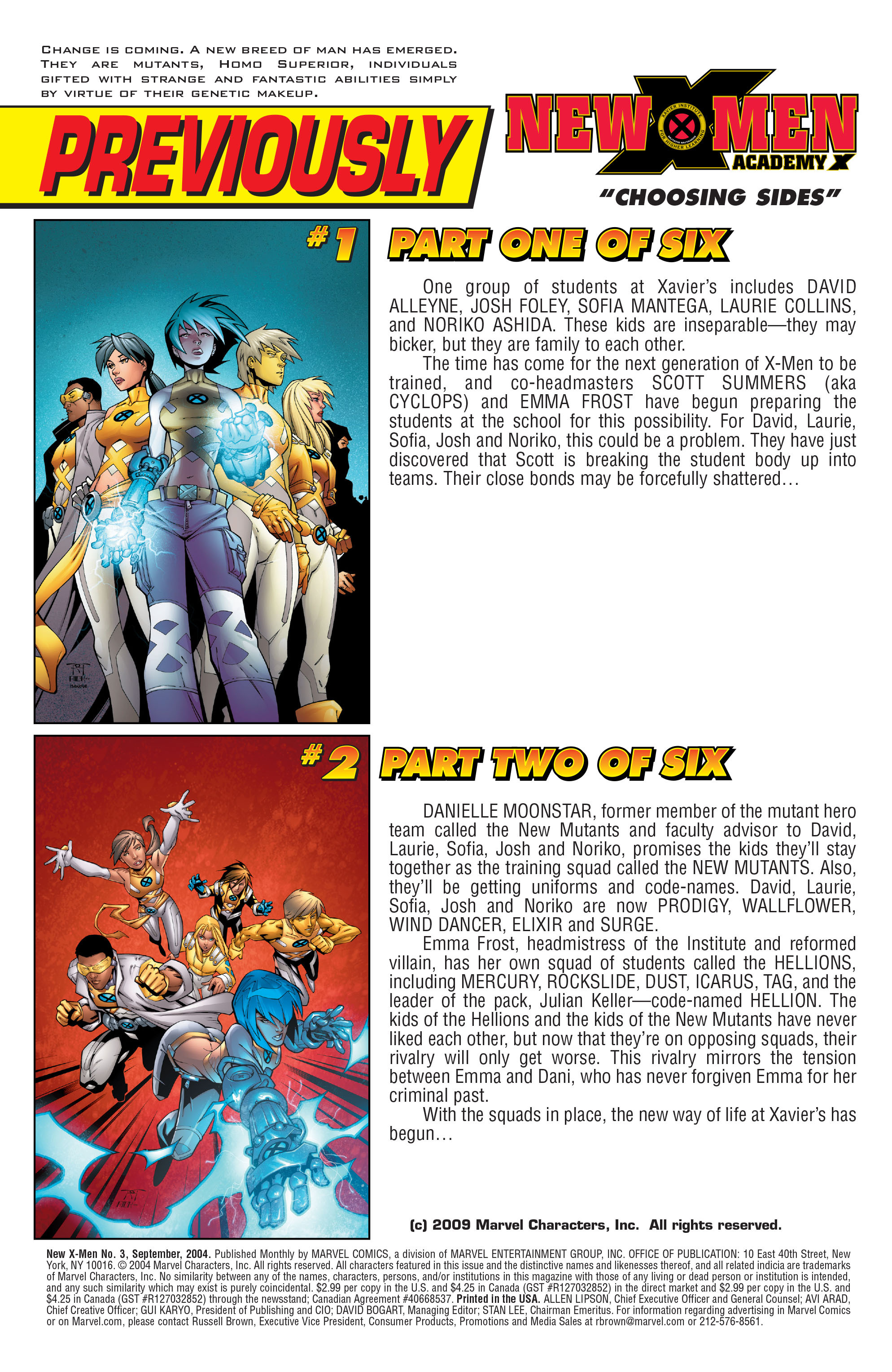 Read online New X-Men (2004) comic -  Issue #3 - 2