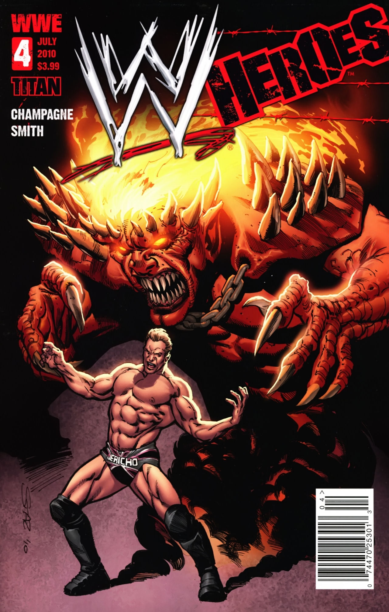 Read online WWE Heroes comic -  Issue #4 - 2