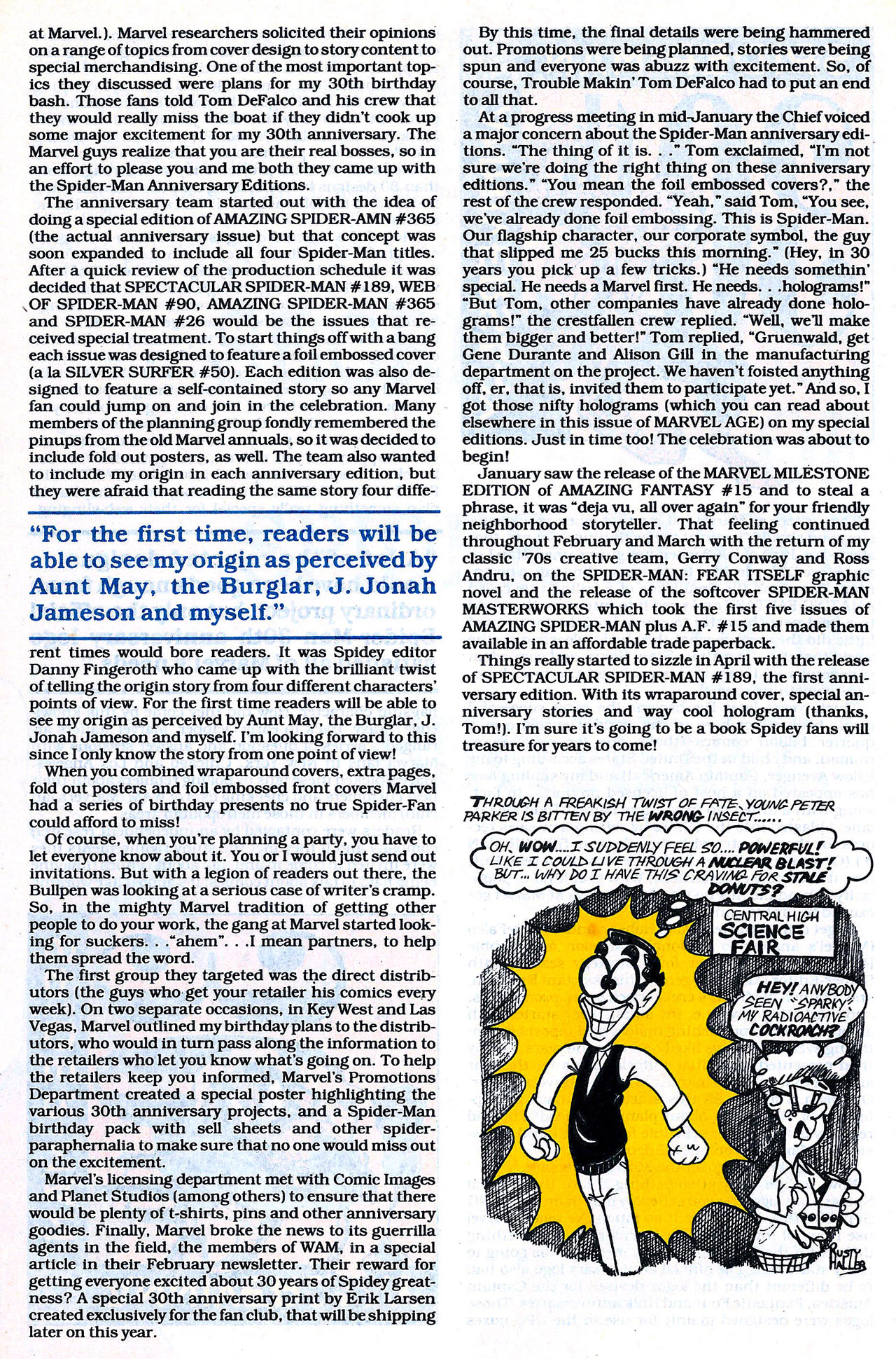 Read online Marvel Age comic -  Issue #114 - 21