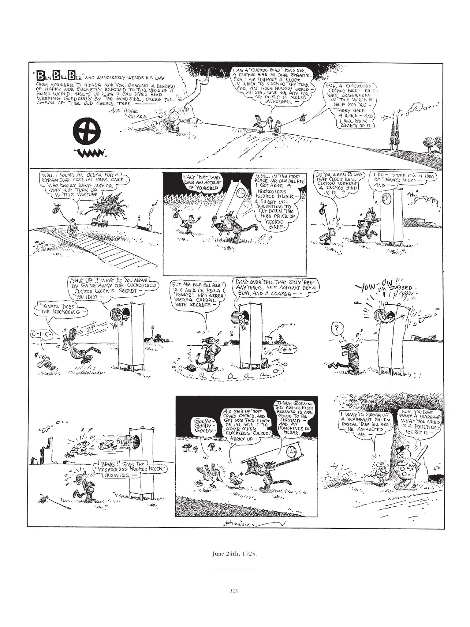 Read online Krazy & Ignatz comic -  Issue # TPB 3 - 120