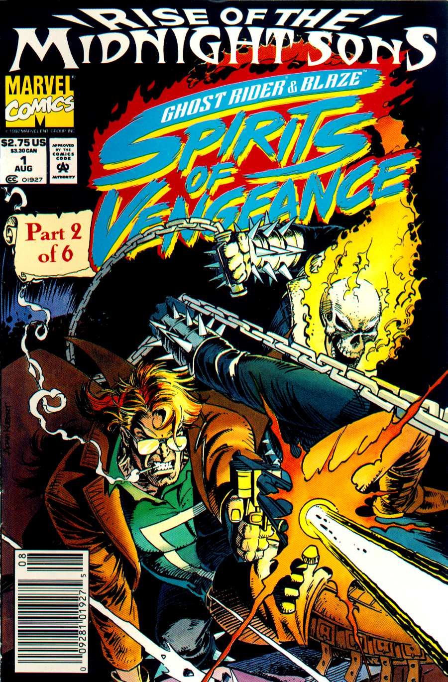 Read online Ghost Rider/Blaze: Spirits of Vengeance comic -  Issue #1 - 1