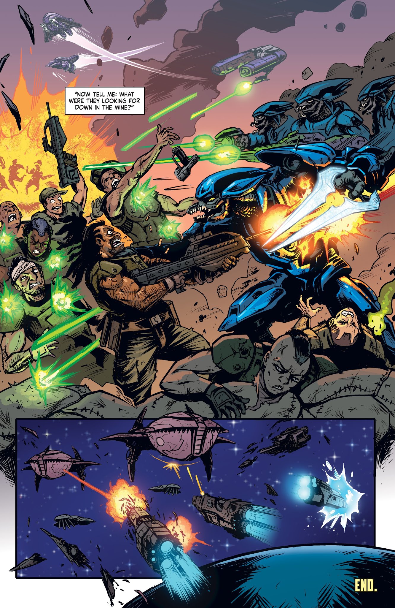 Read online Halo: Collateral Damage comic -  Issue #3 - 22