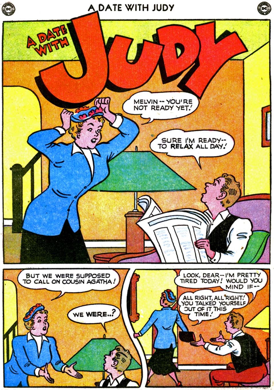 Read online A Date with Judy comic -  Issue #18 - 3