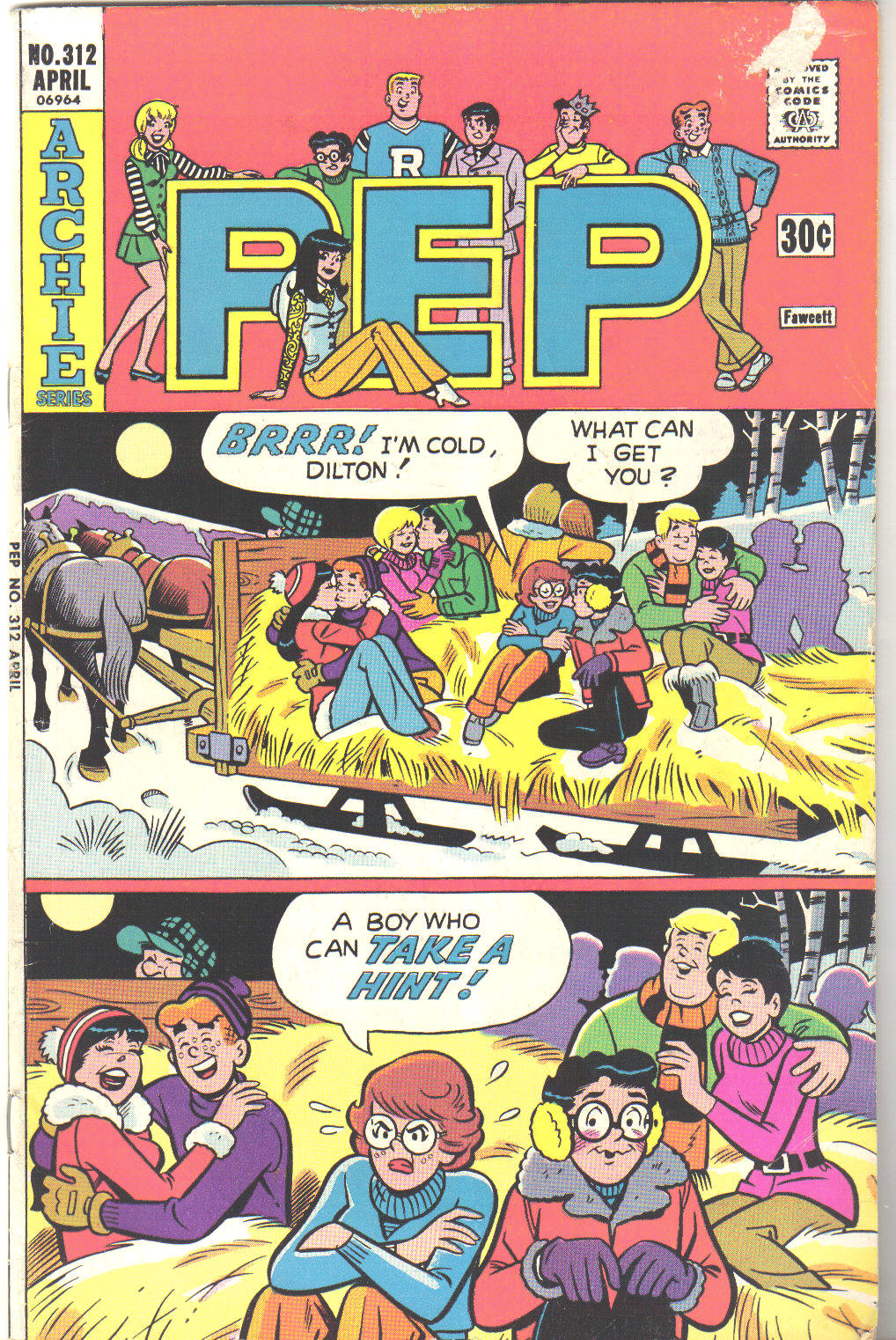 Read online Pep Comics comic -  Issue #312 - 1