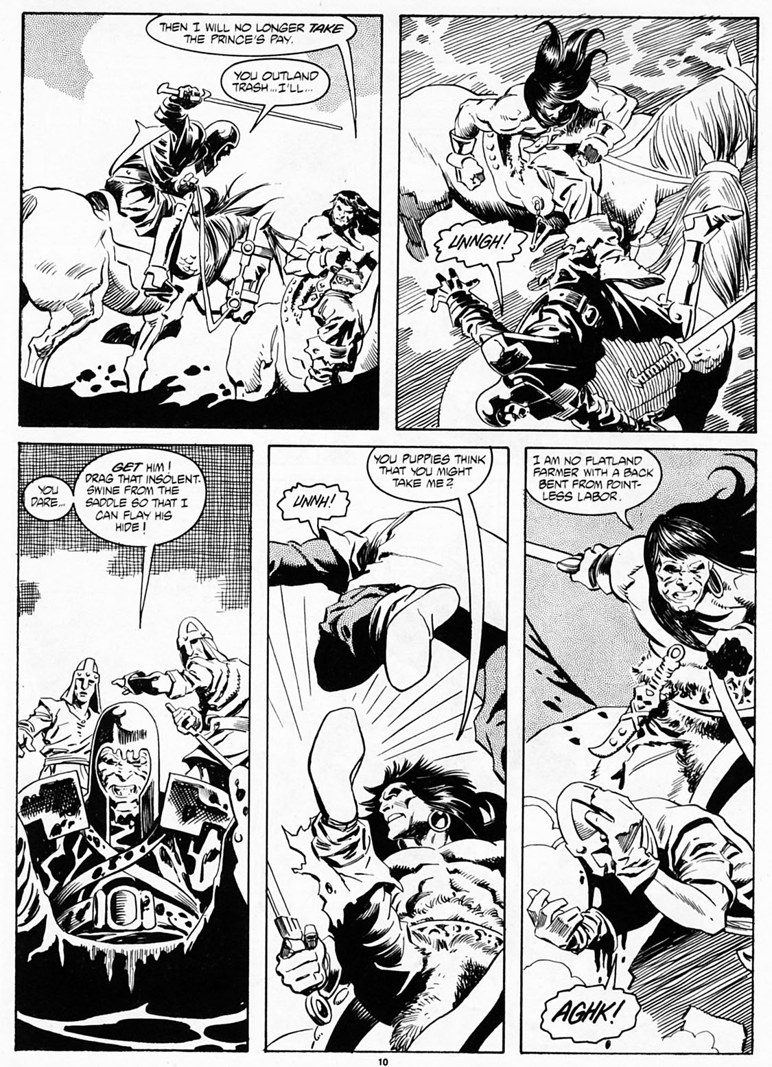 Read online The Savage Sword Of Conan comic -  Issue #186 - 12