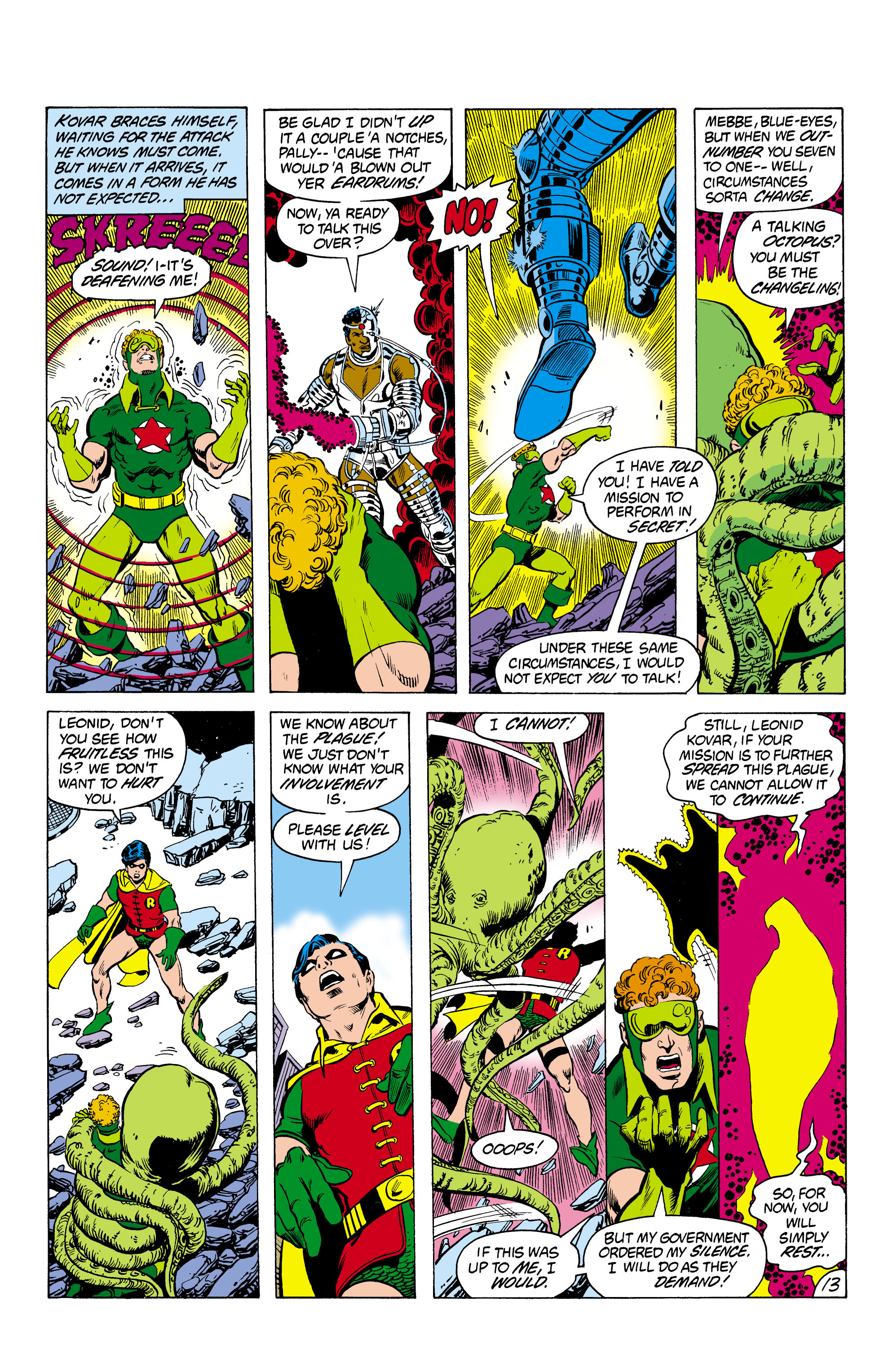 Read online The New Teen Titans (1980) comic -  Issue #18 - 14