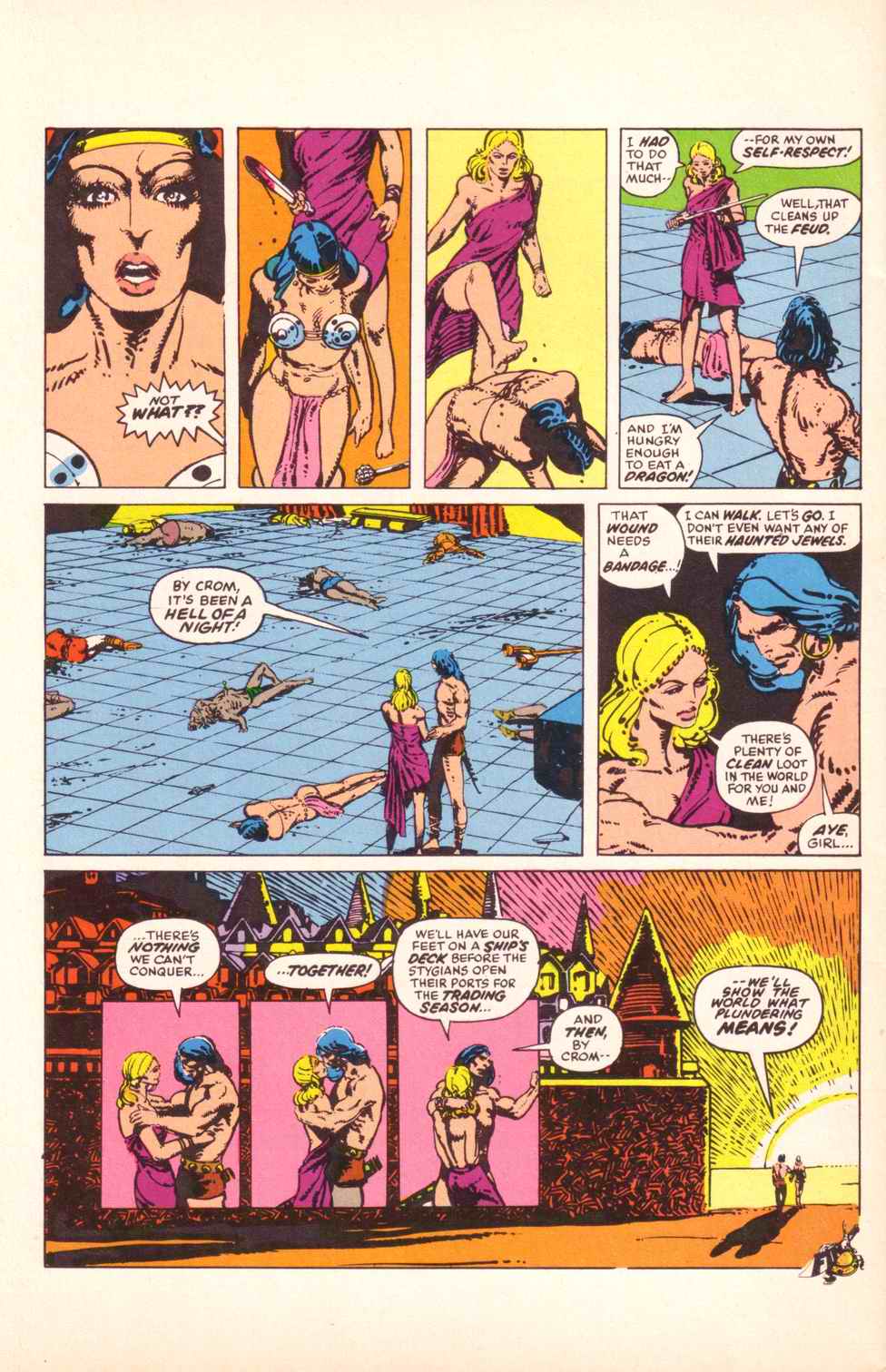 Read online Robert E. Howard's Conan the Barbarian comic -  Issue # Full - 60