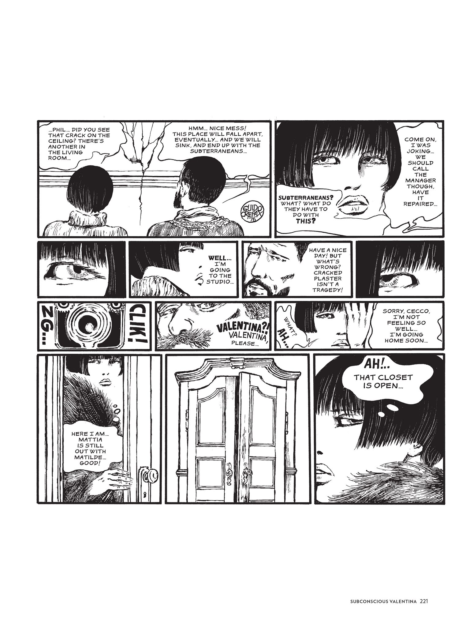 Read online The Complete Crepax comic -  Issue # TPB 1 - 211