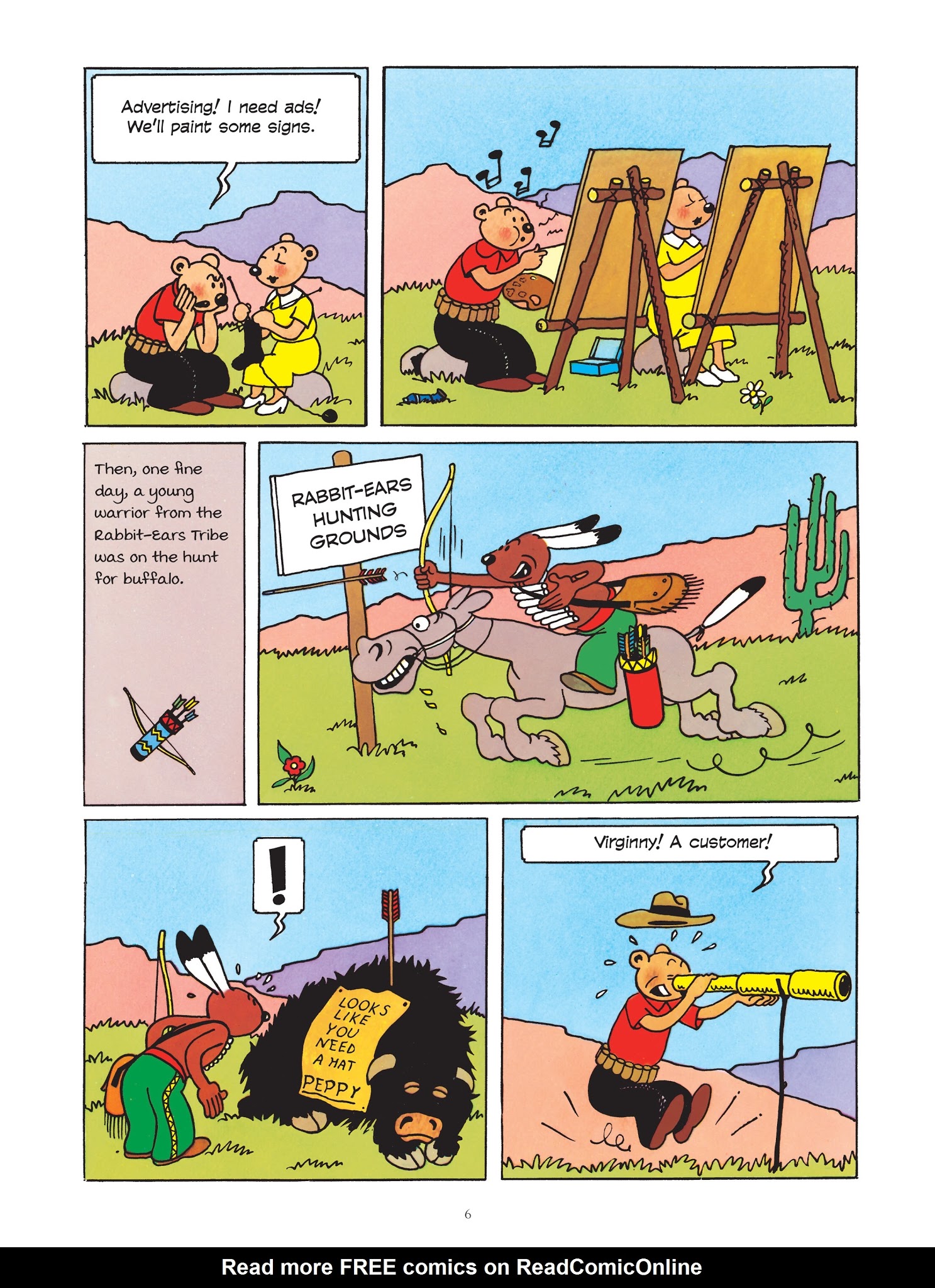 Read online Peppy in the Wild West comic -  Issue # TPB - 7