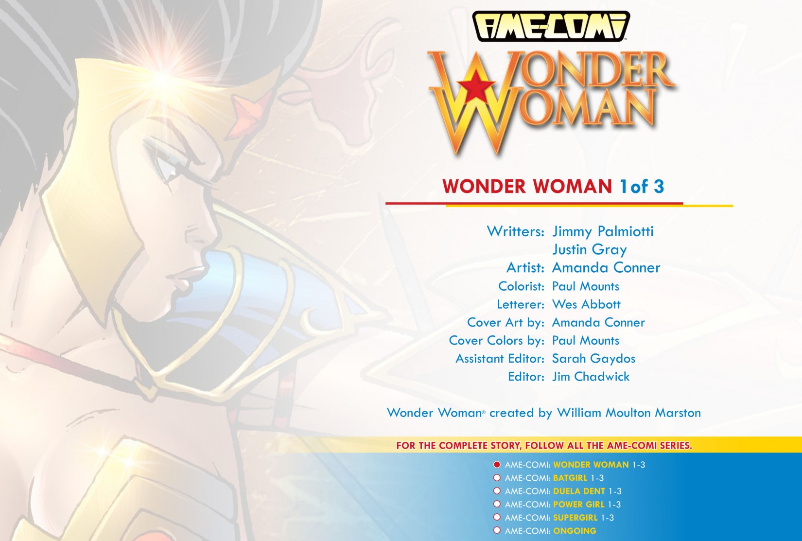 Read online Ame-Comi: Wonder Woman comic -  Issue #1 - 2