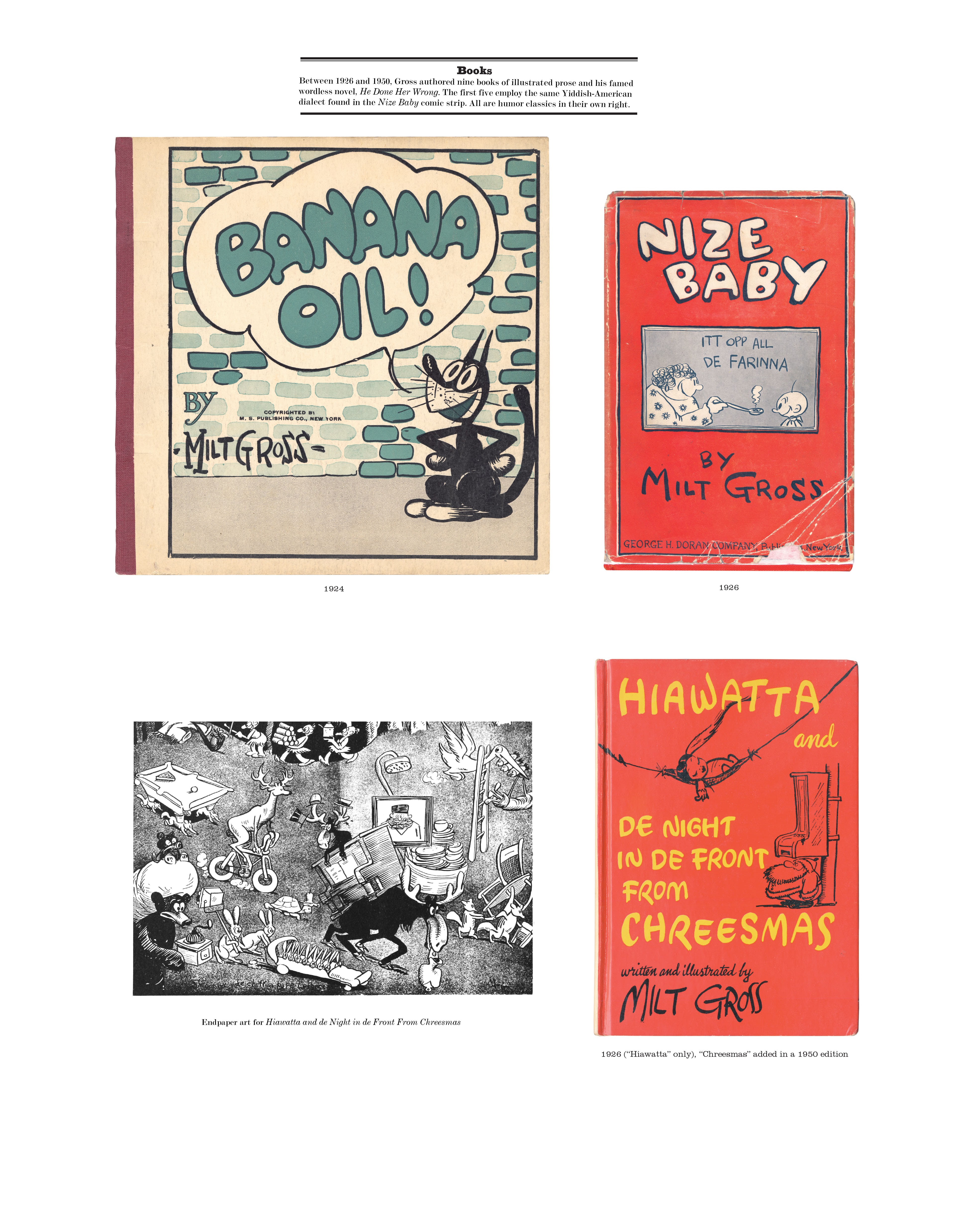 Read online Gross Exaggerations: The Meshuga Comic Strips of Milt Gross comic -  Issue # TPB - 16