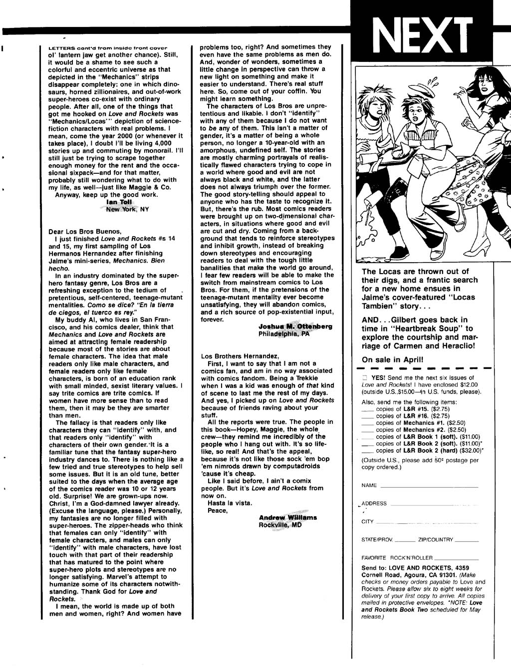 Read online Love and Rockets (1982) comic -  Issue #16 - 35