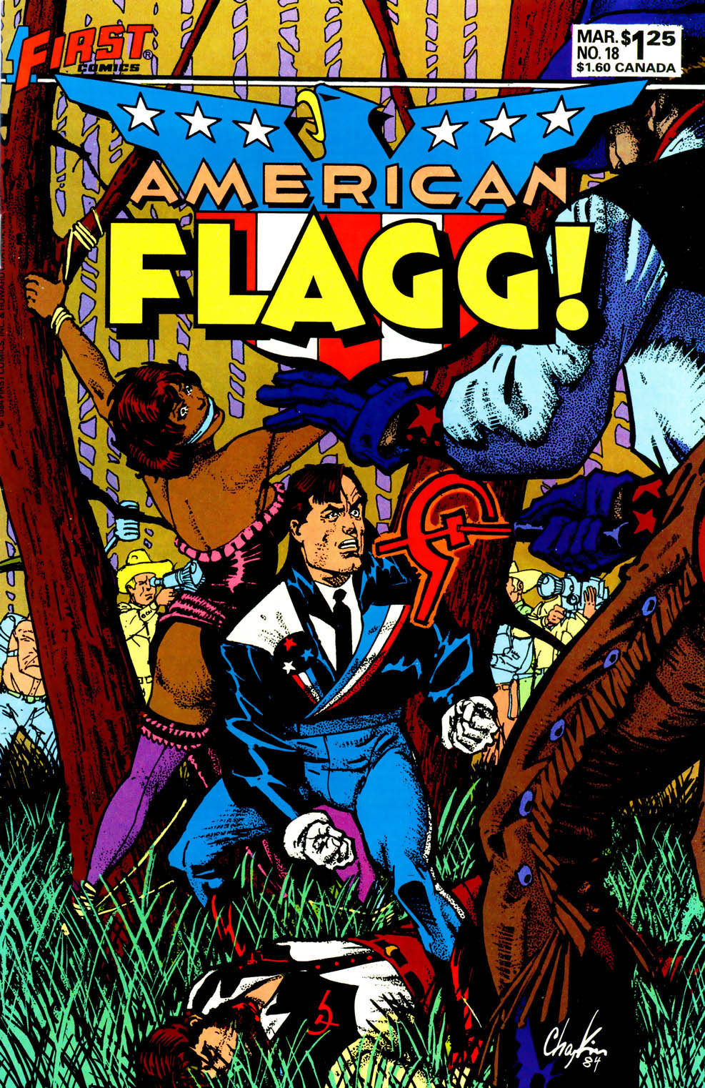 Read online American Flagg! comic -  Issue #18 - 1