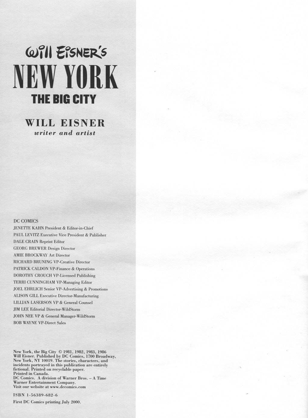 Read online New York, the Big City comic -  Issue # TPB - 3