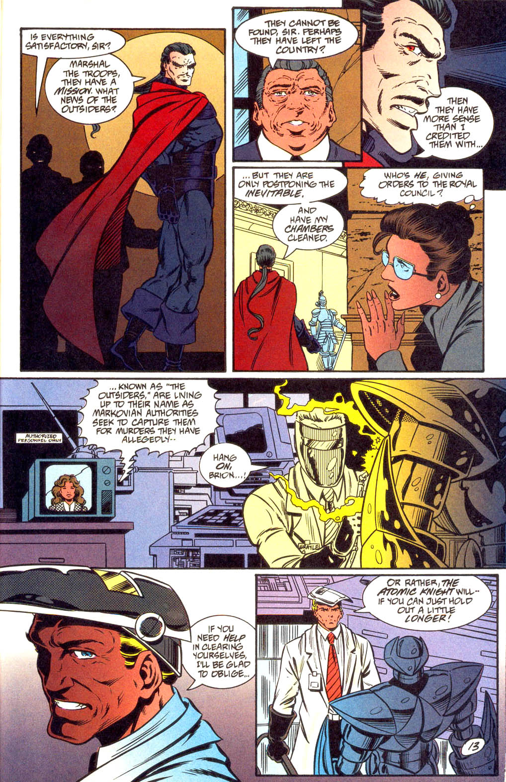 Read online Outsiders (1993) comic -  Issue #2 - 13