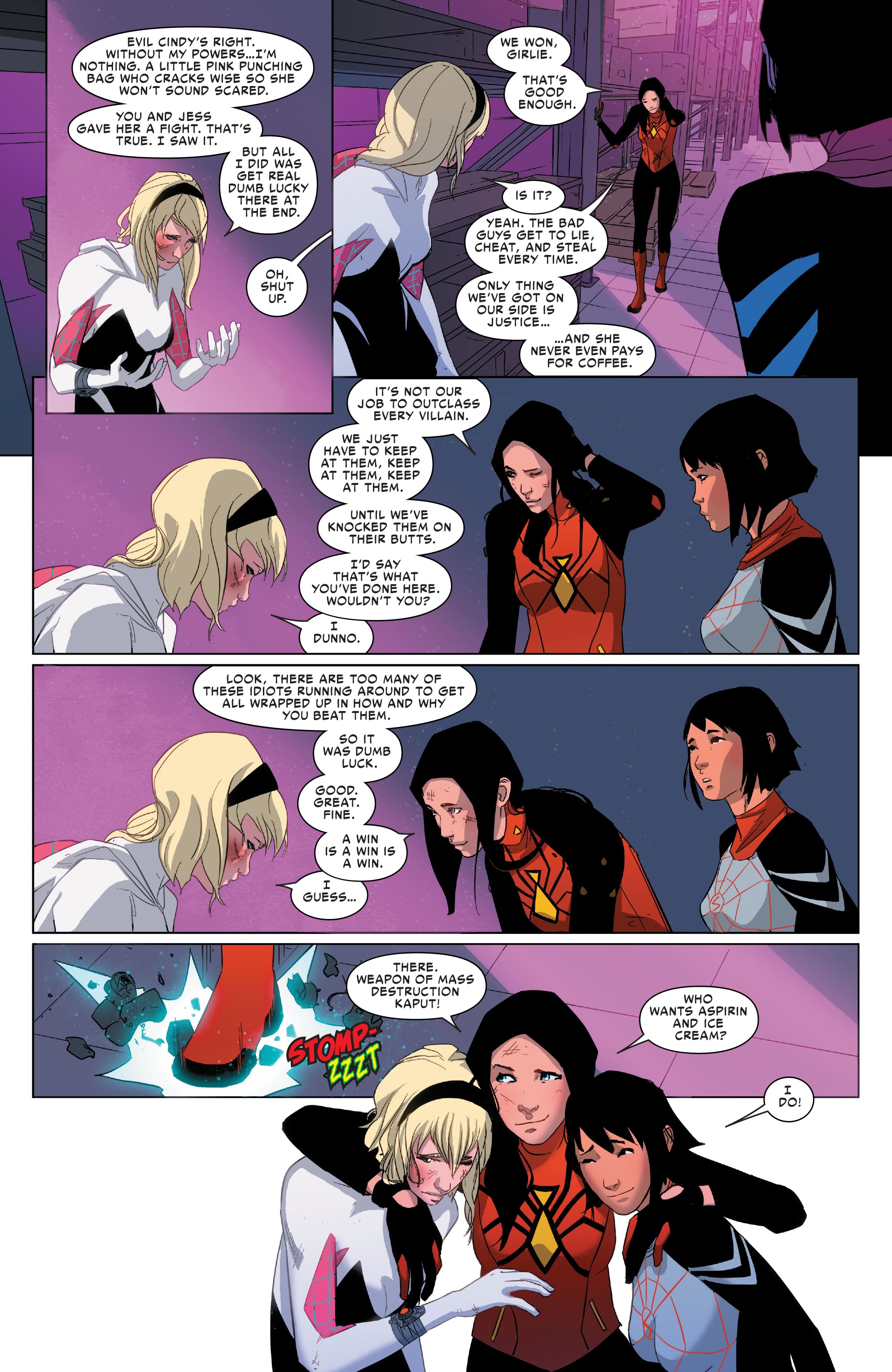 Read online Silk: Out of the Spider-Verse comic -  Issue # TPB 2 (Part 3) - 99