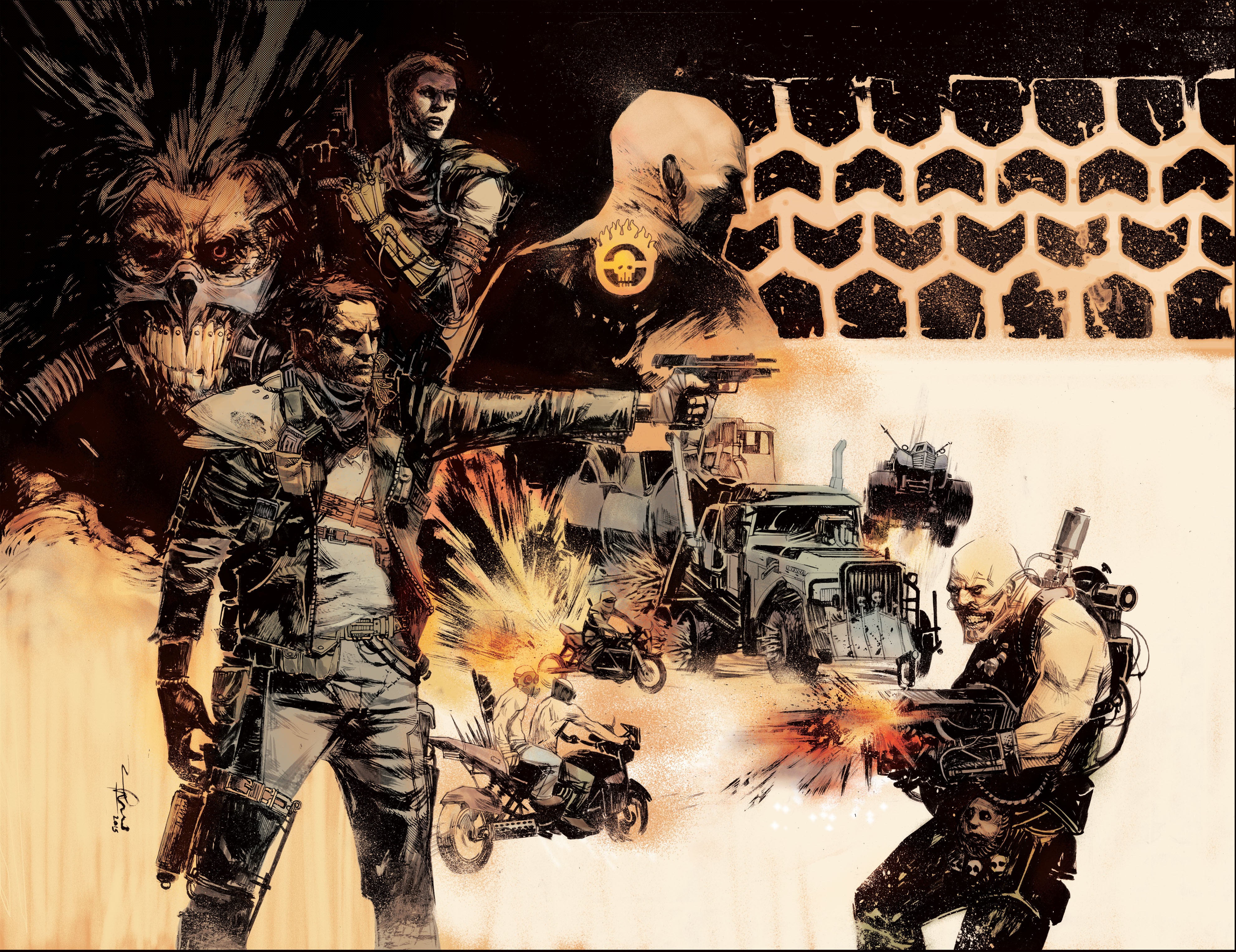 Read online Mad Max: Fury Road Inspired Artists Deluxe Edition comic -  Issue # TPB - 33