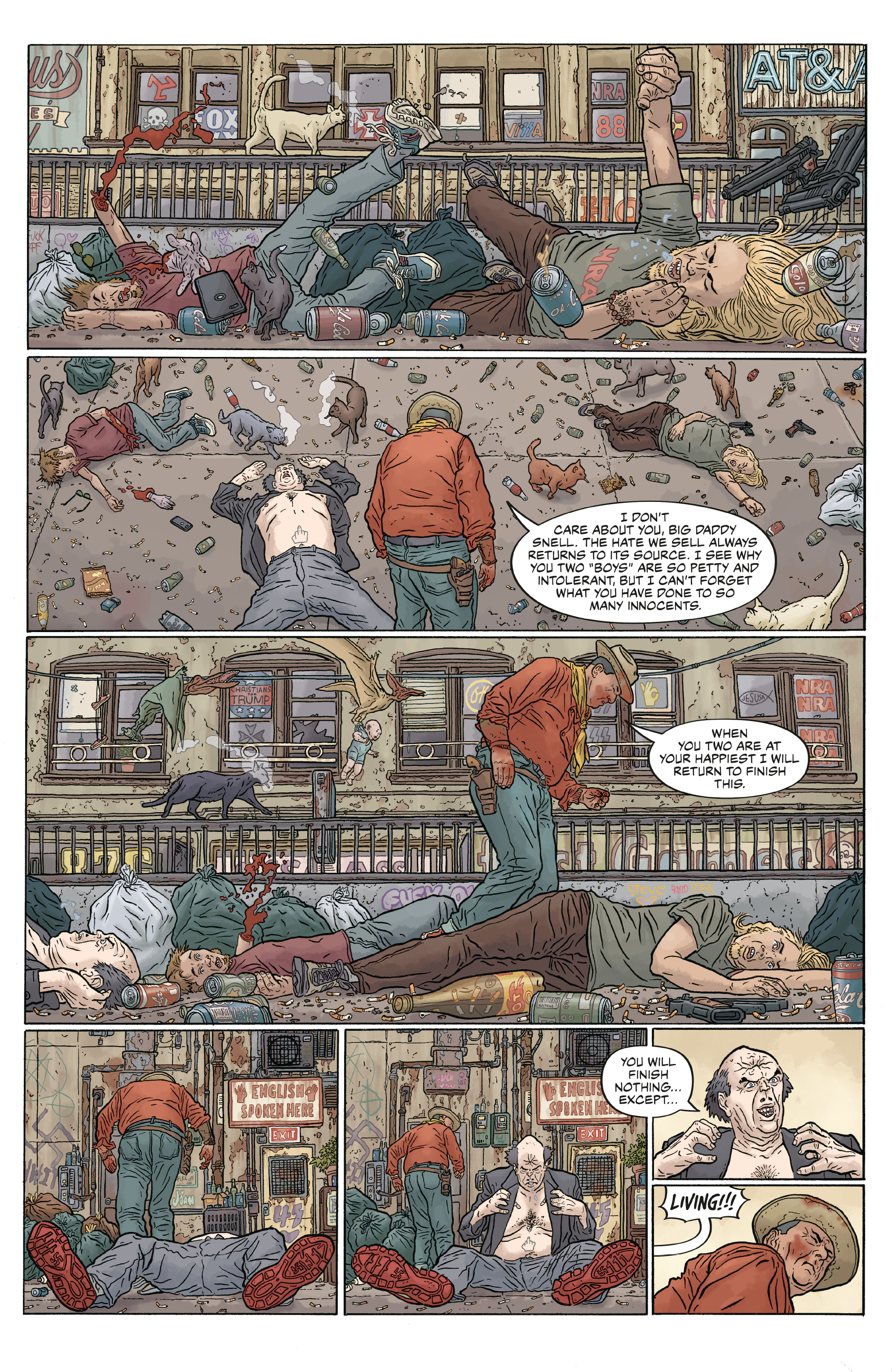 Read online Shaolin Cowboy: Cruel to Be Kin comic -  Issue #6 - 11