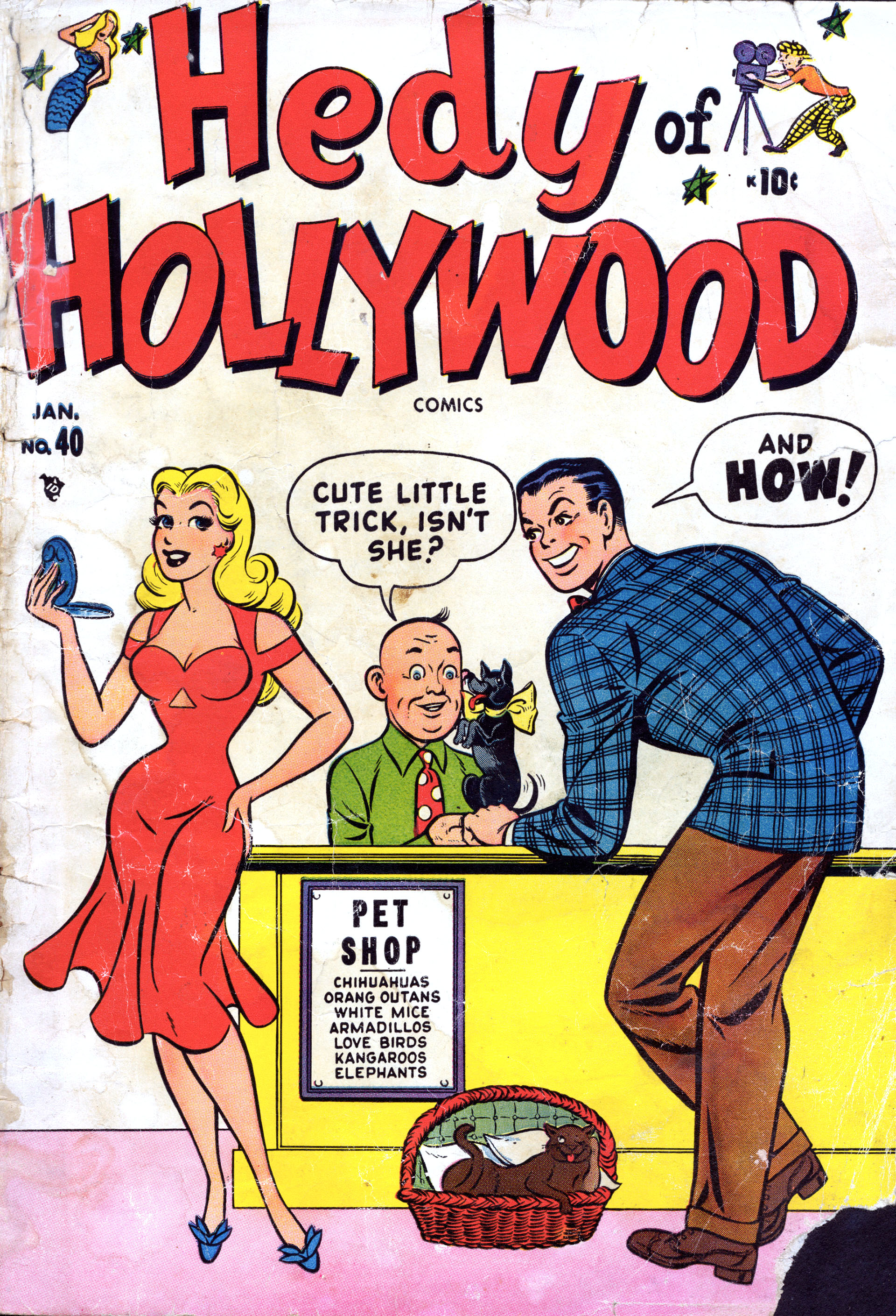 Read online Hedy Of Hollywood Comics comic -  Issue #40 - 1