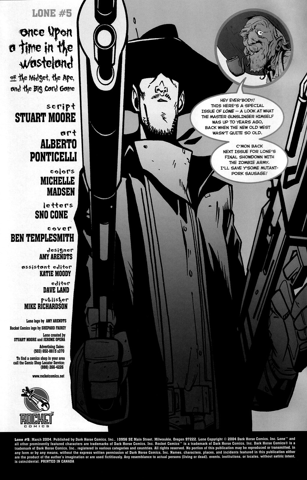 Read online Lone comic -  Issue #5 - 2