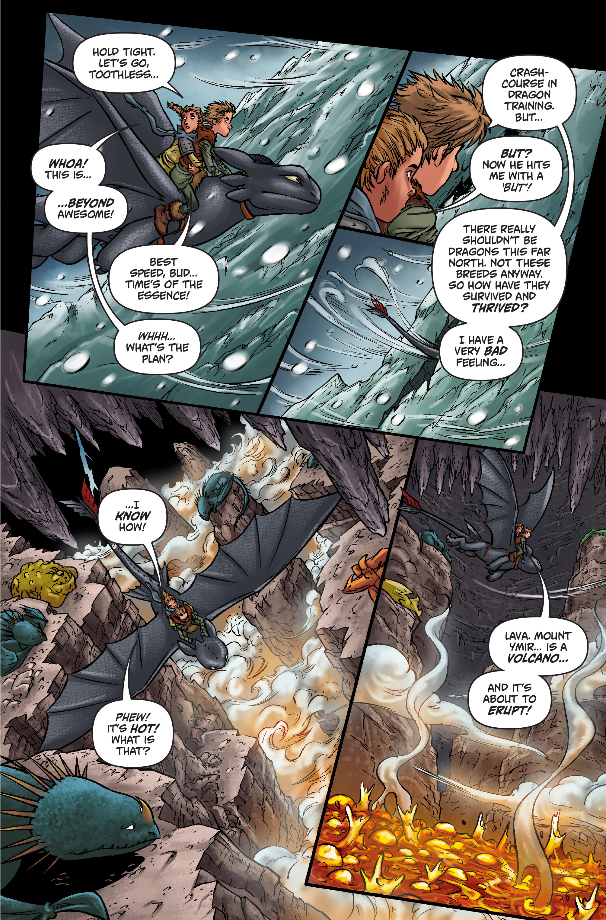Read online DreamWorks Dragons: Defenders of Berk Collection: Fire & Ice comic -  Issue # TPB - 85