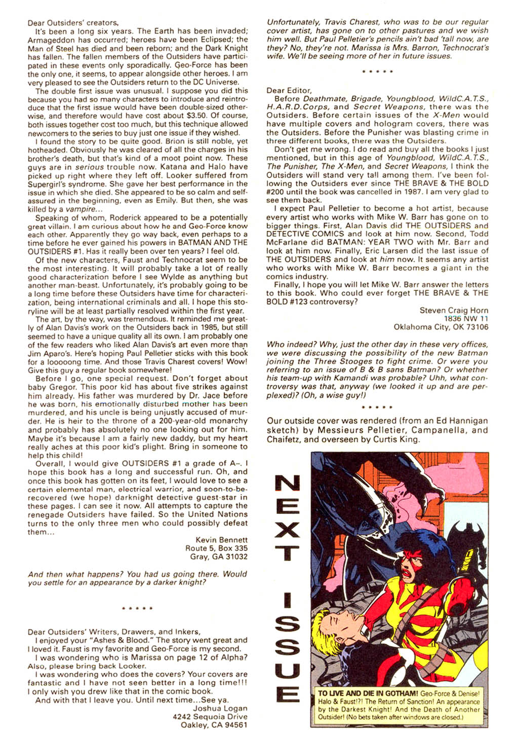 Read online Outsiders (1993) comic -  Issue #6 - 27
