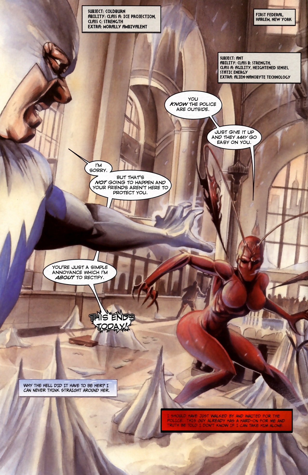 Read online Omega One comic -  Issue #1 - 10