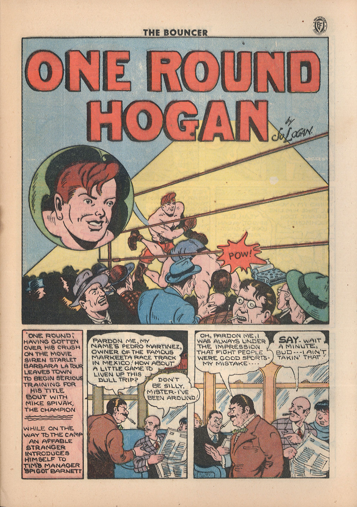 Read online The Bouncer (1944) comic -  Issue #13 - 13