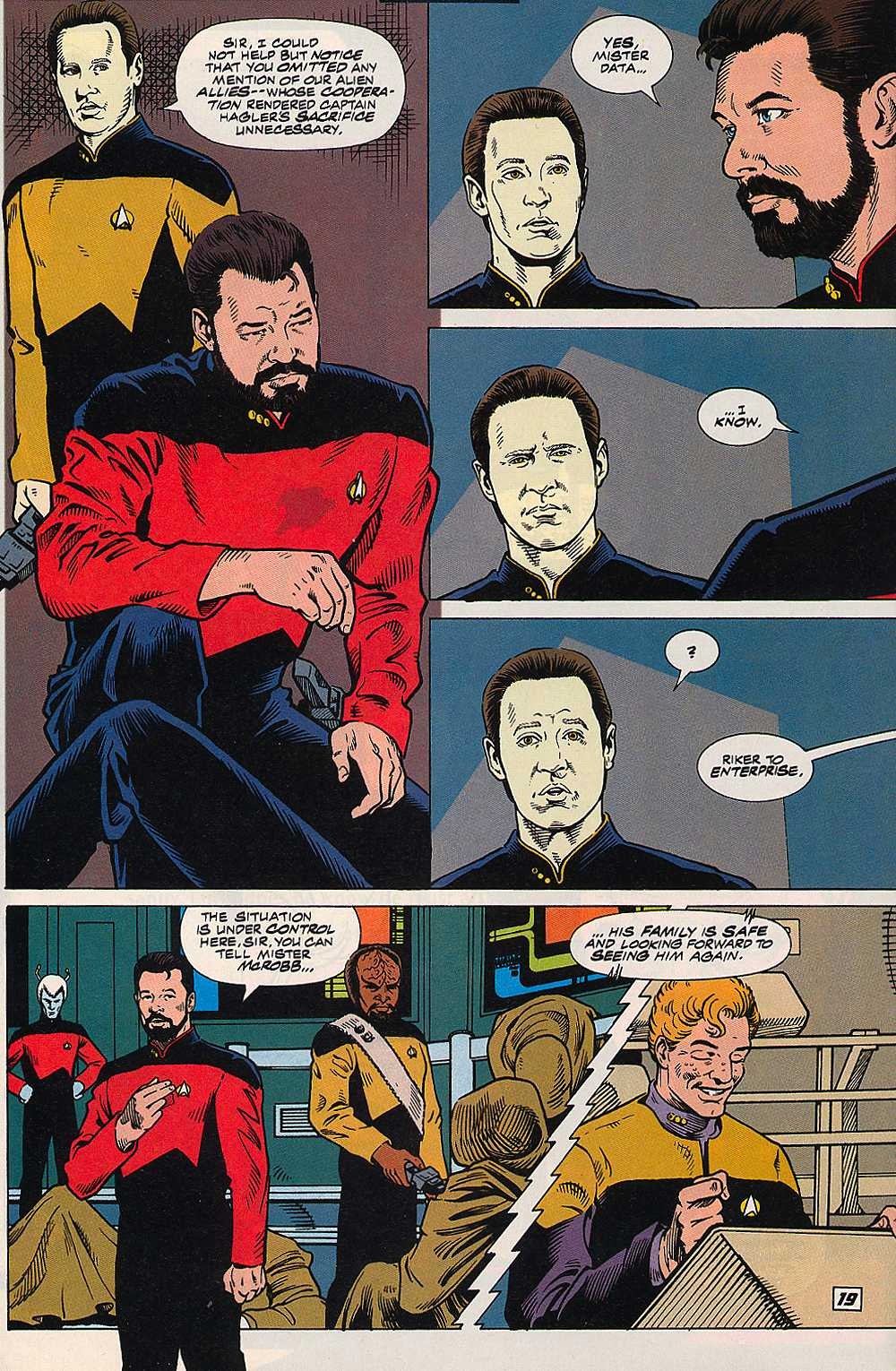 Read online Star Trek: The Next Generation (1989) comic -  Issue #78 - 19