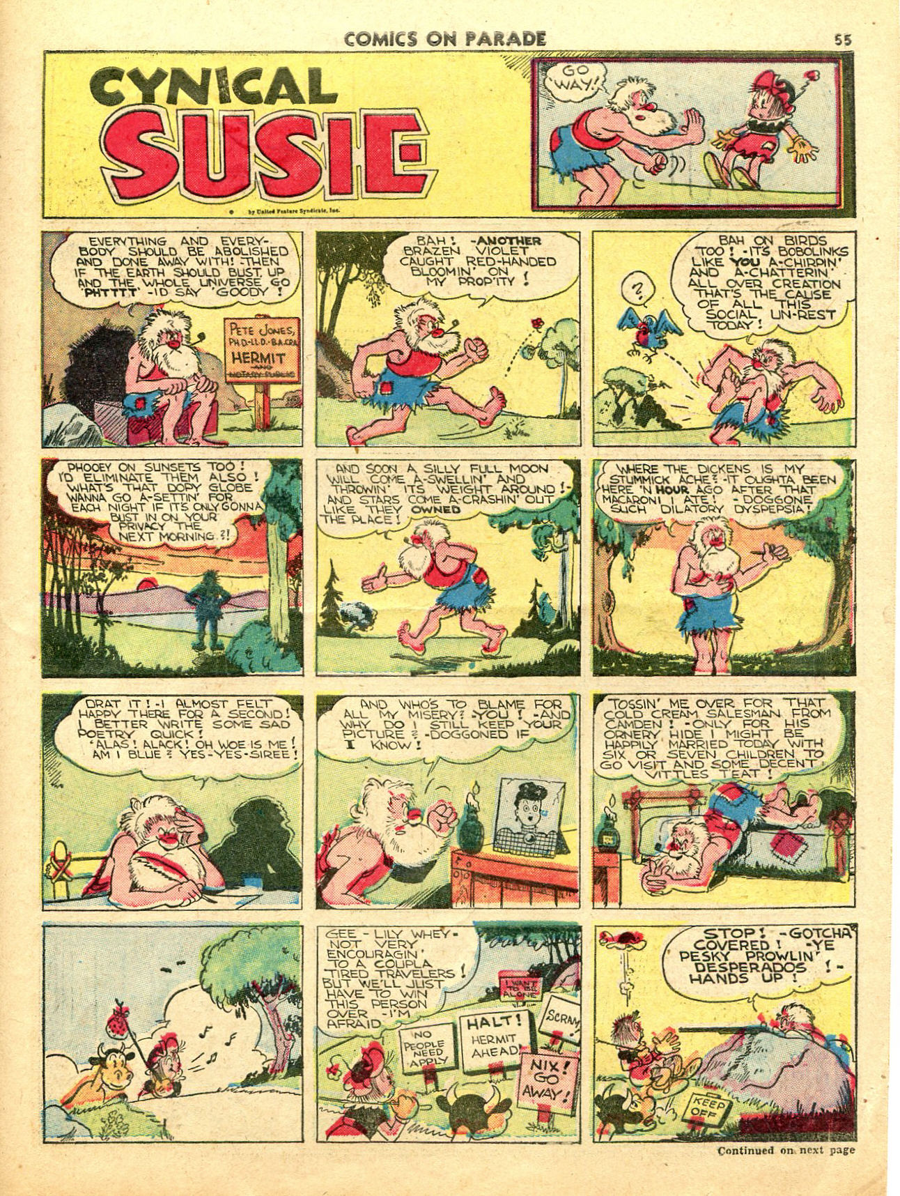 Read online Comics on Parade comic -  Issue #24 - 56