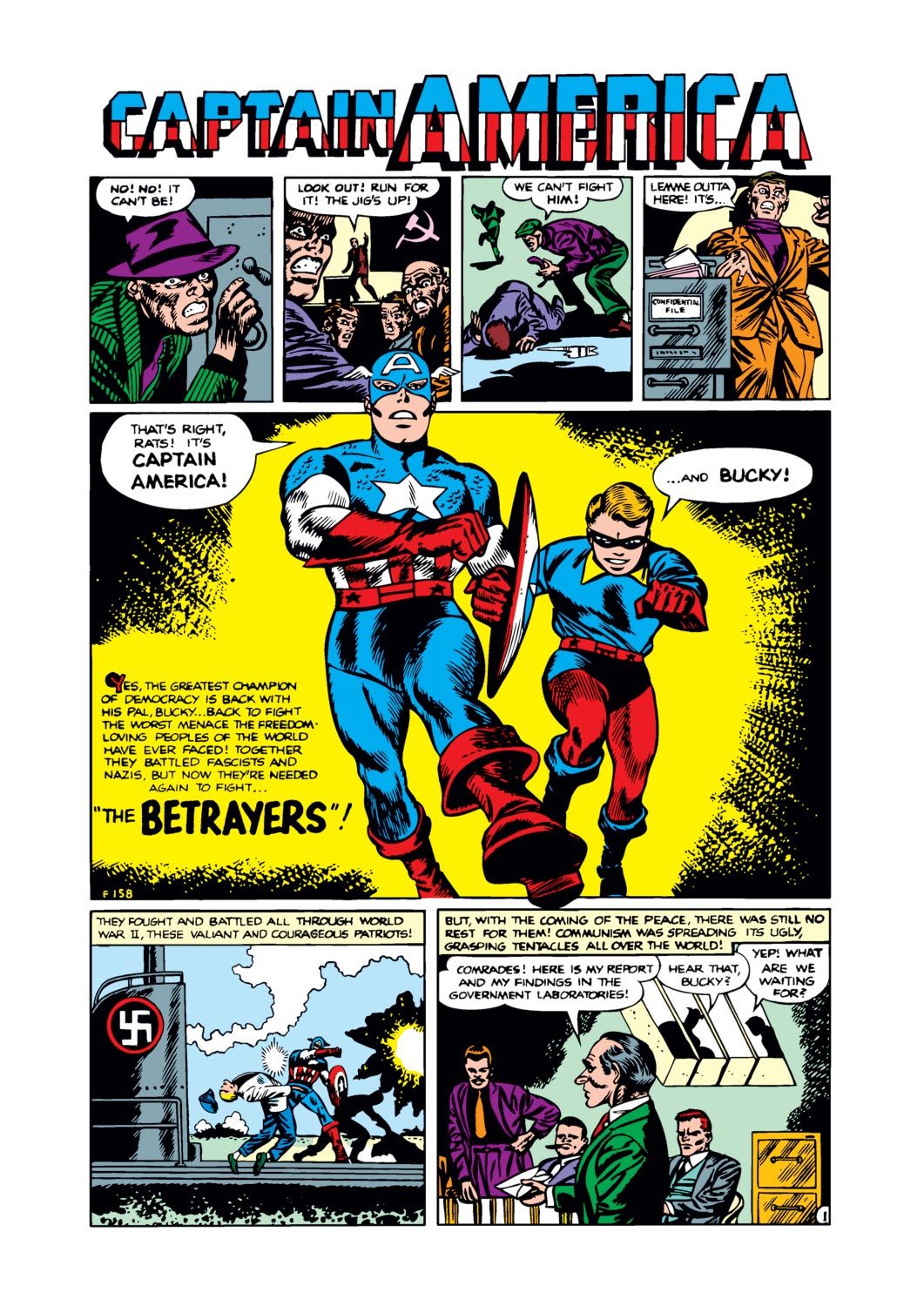 Read online Captain America Comics comic -  Issue #76 - 2