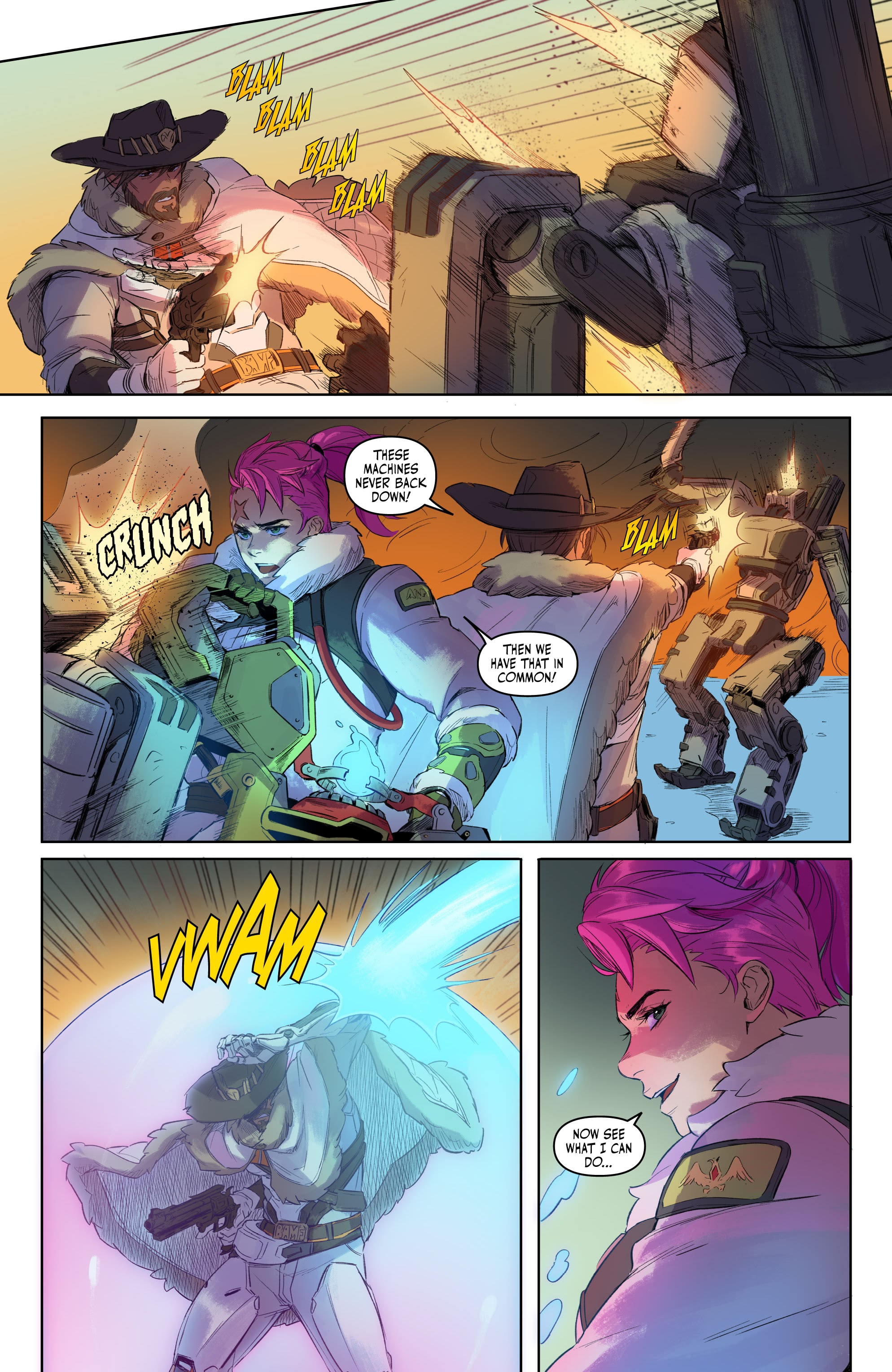Read online Overwatch: New Blood comic -  Issue #4 - 14