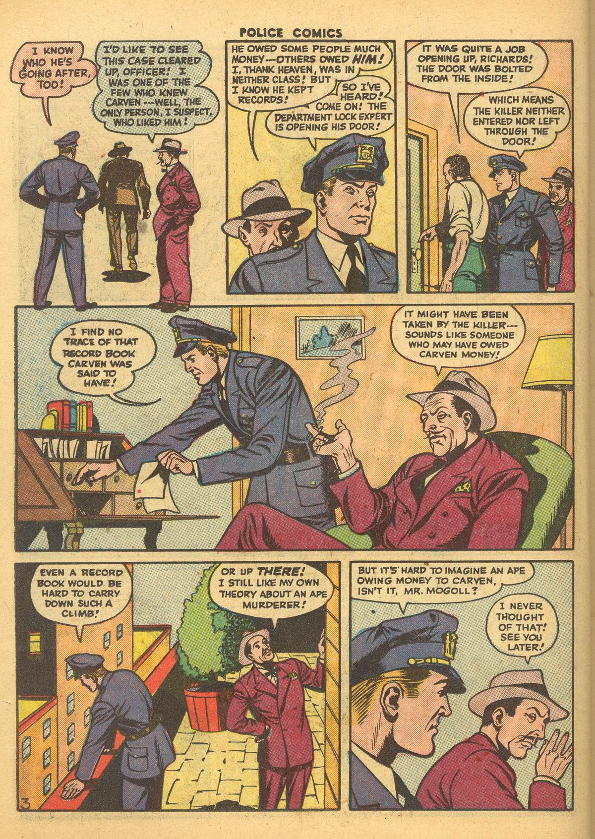 Read online Police Comics comic -  Issue #64 - 22