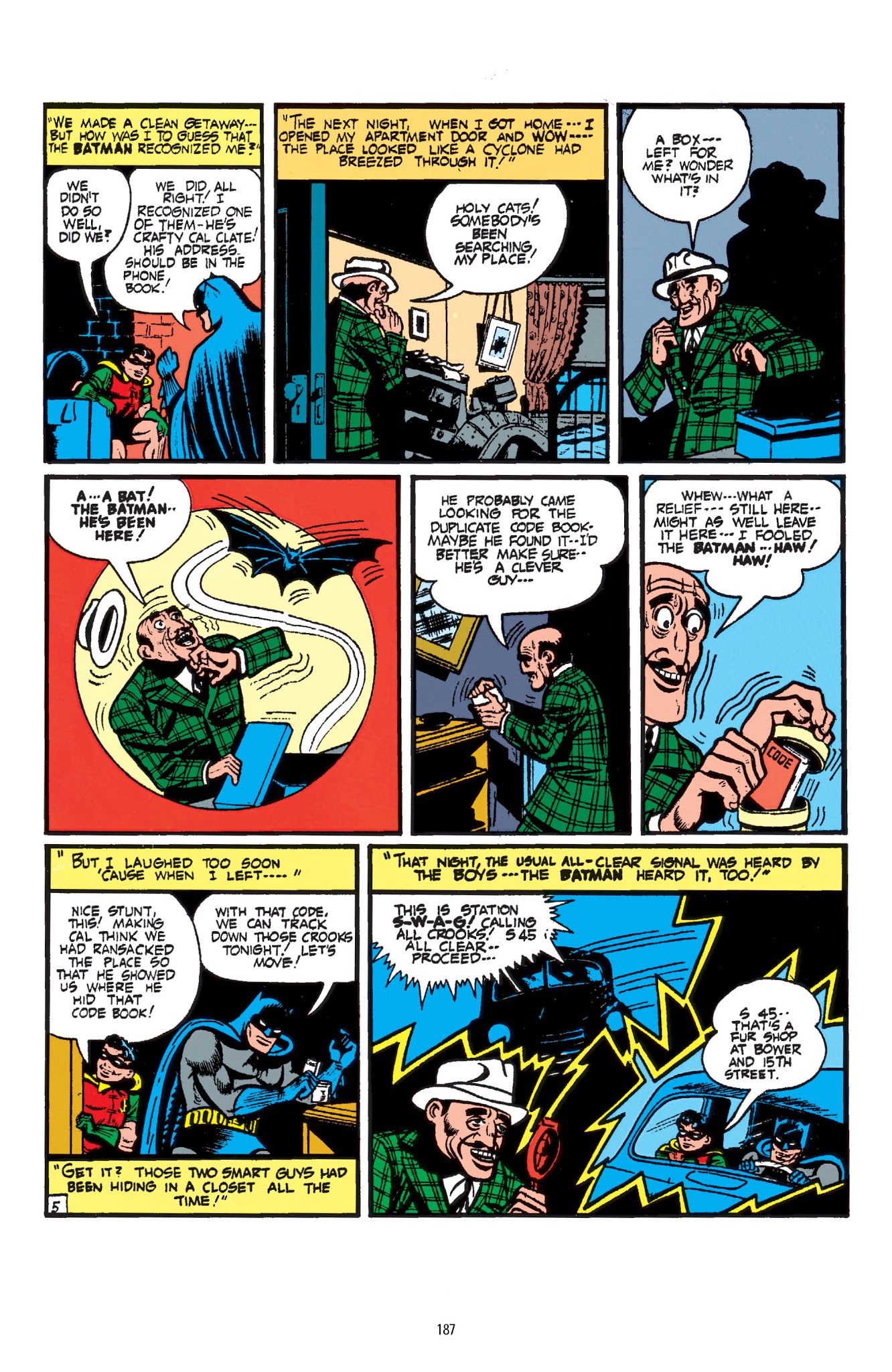 Read online Batman: The Golden Age Omnibus comic -  Issue # TPB 3 - 187