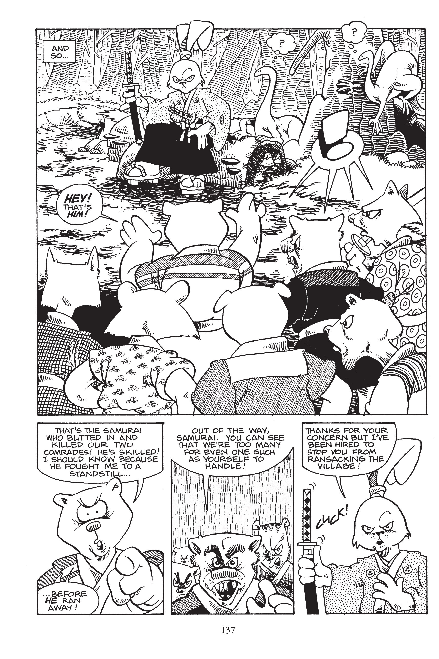 Read online Usagi Yojimbo (1987) comic -  Issue # _TPB 2 - 137