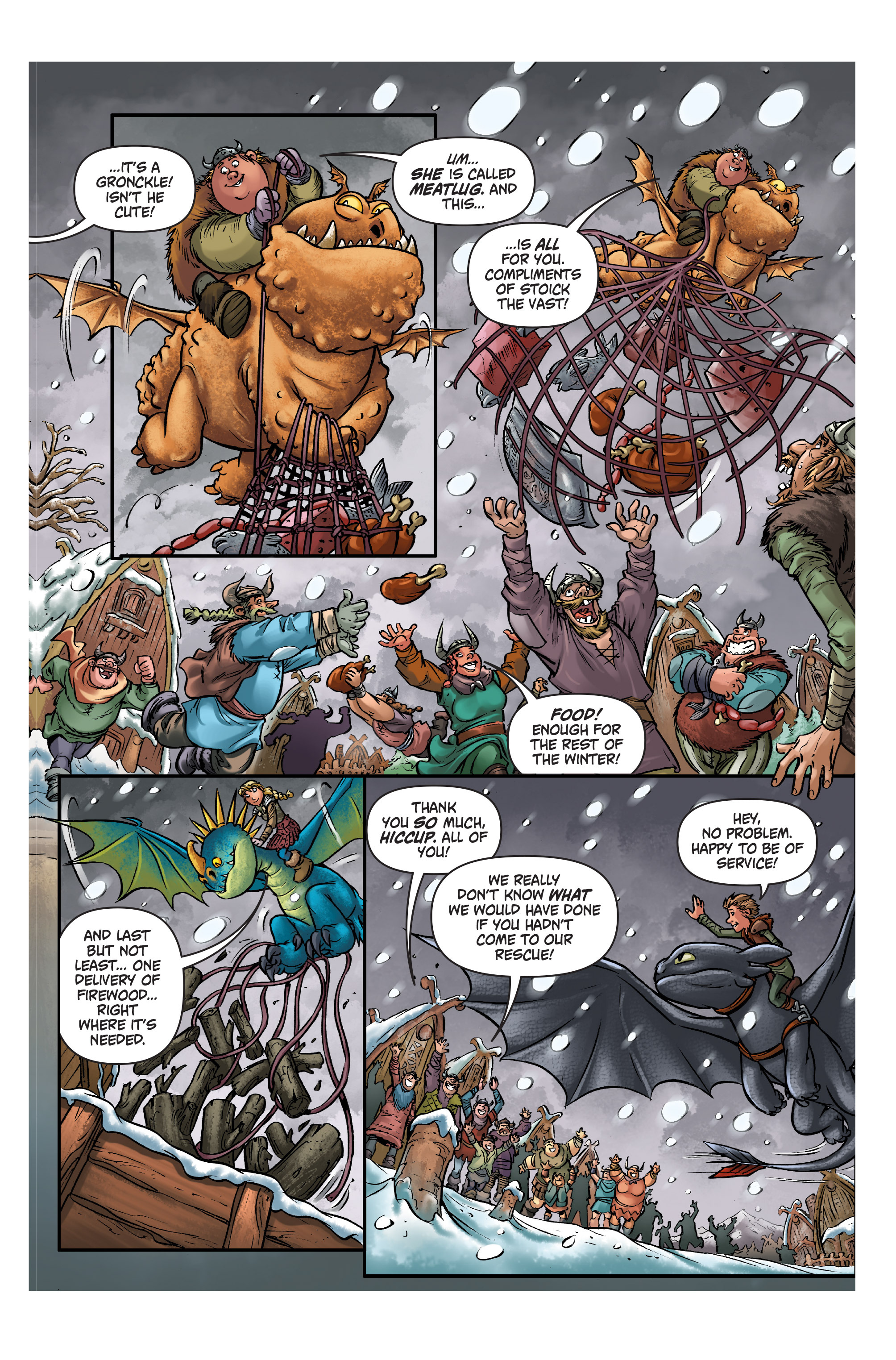 Read online DreamWorks Dragons: Defenders of Berk Collection: Fire & Ice comic -  Issue # TPB - 60