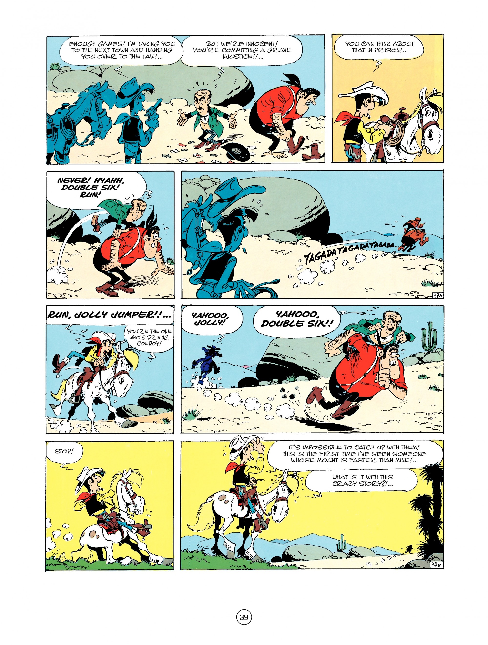 Read online A Lucky Luke Adventure comic -  Issue #33 - 39