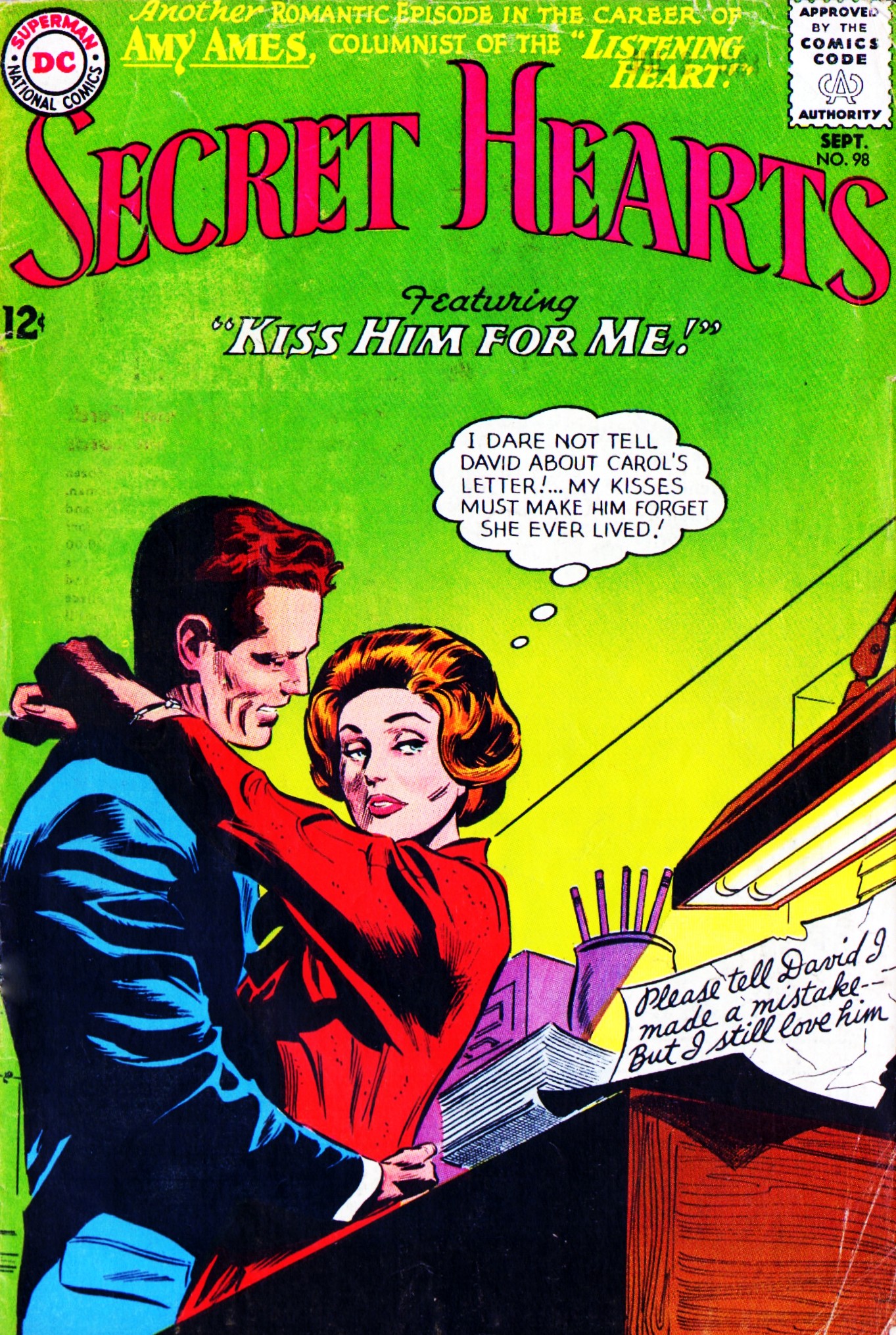 Read online Secret Hearts comic -  Issue #98 - 1