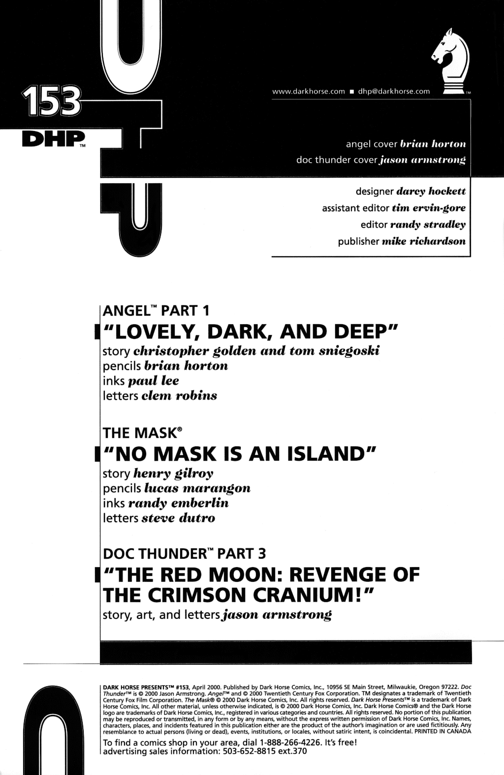 Read online Dark Horse Presents (1986) comic -  Issue #153 - 2