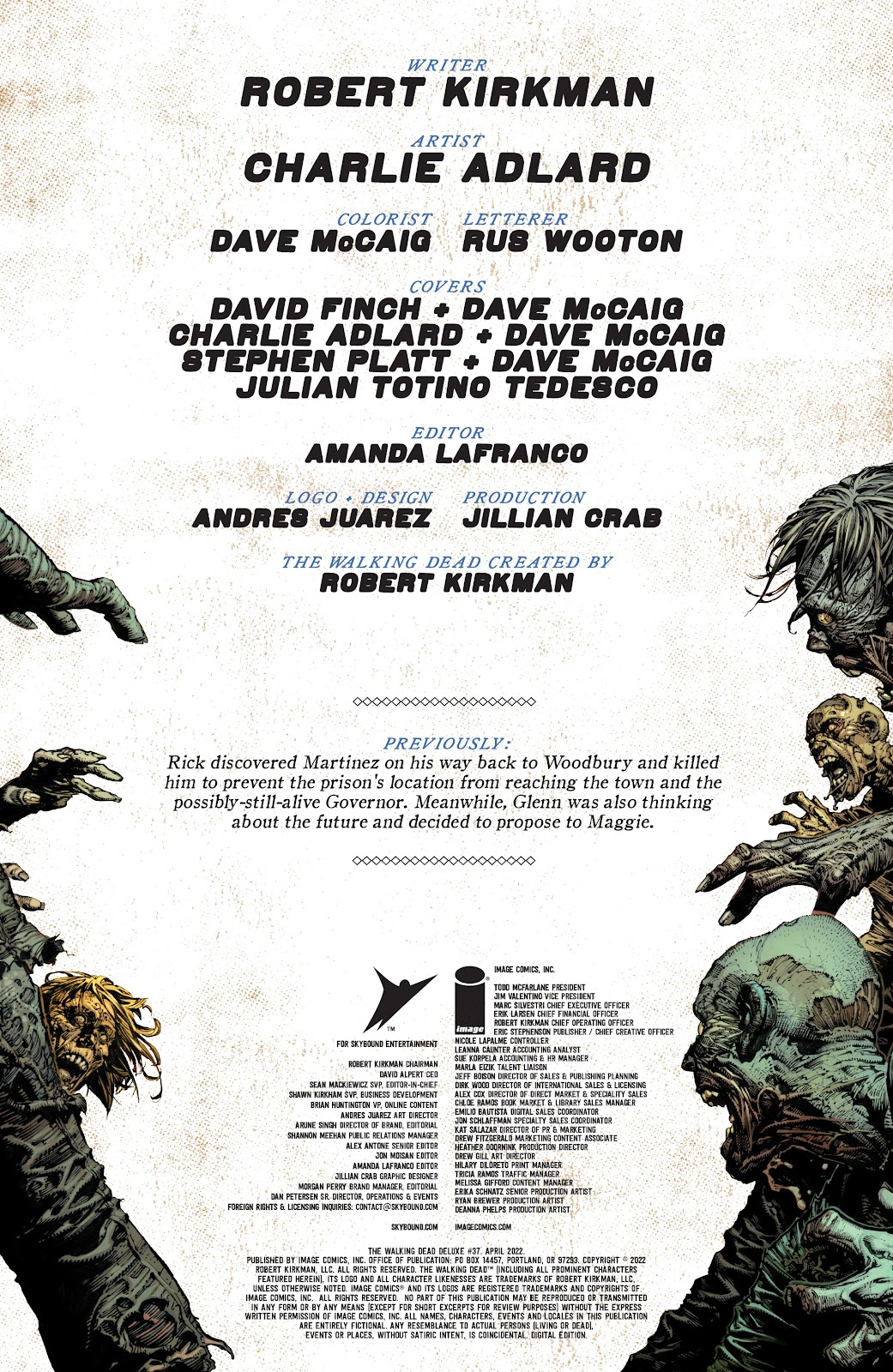 The Walking Dead Deluxe issue 37 - Page 2