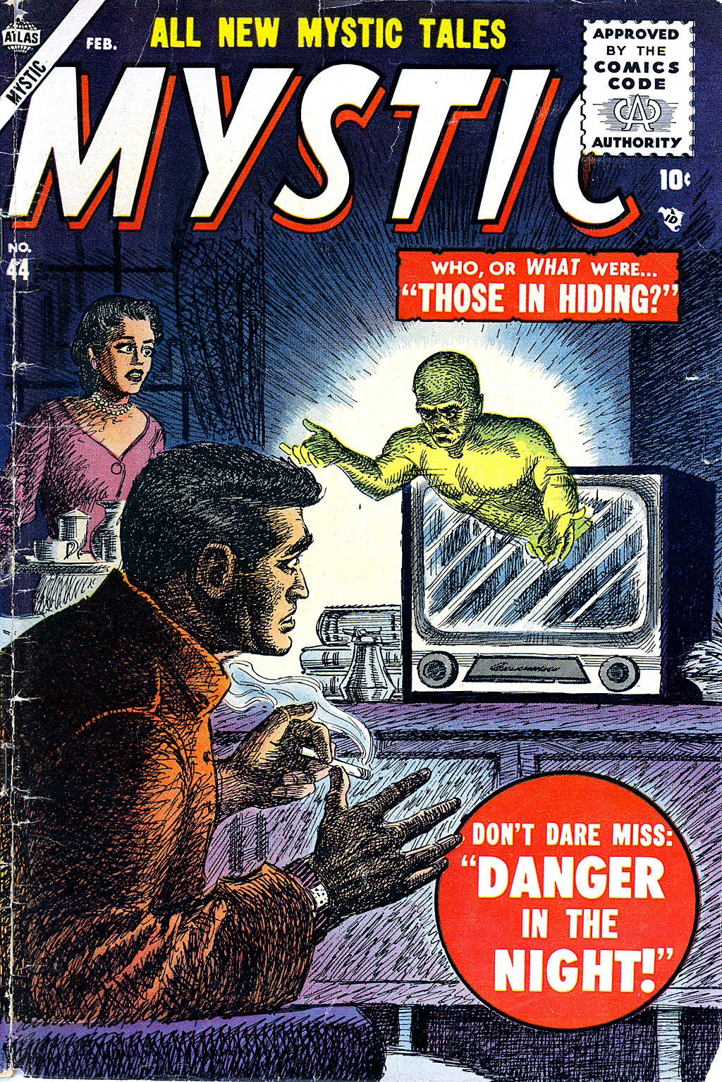 Read online Mystic (1951) comic -  Issue #44 - 1