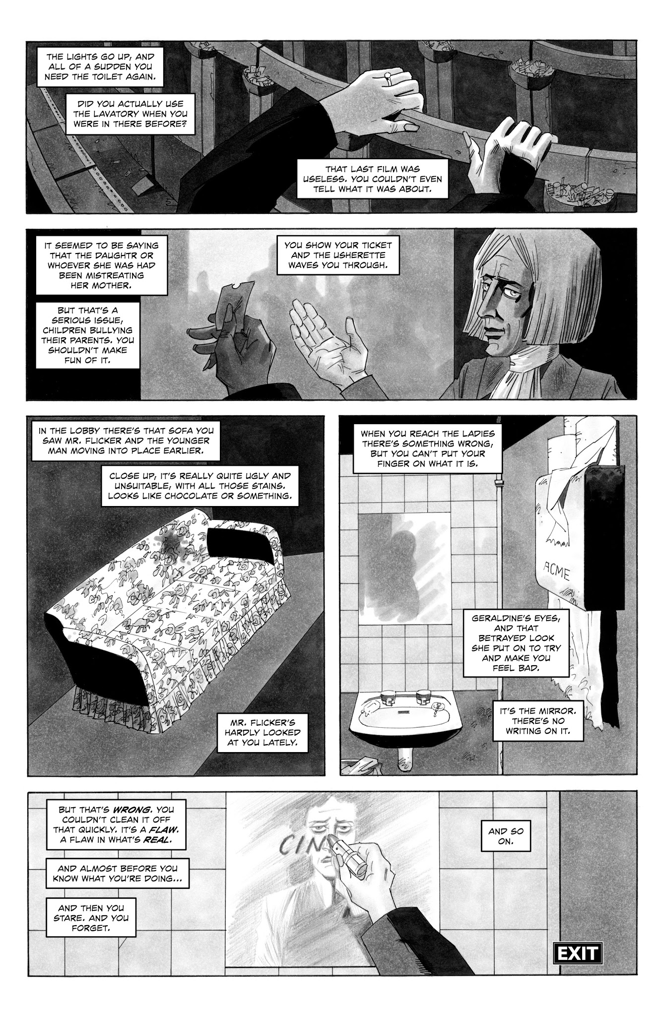 Read online Alan Moore's Cinema Purgatorio comic -  Issue #13 - 12