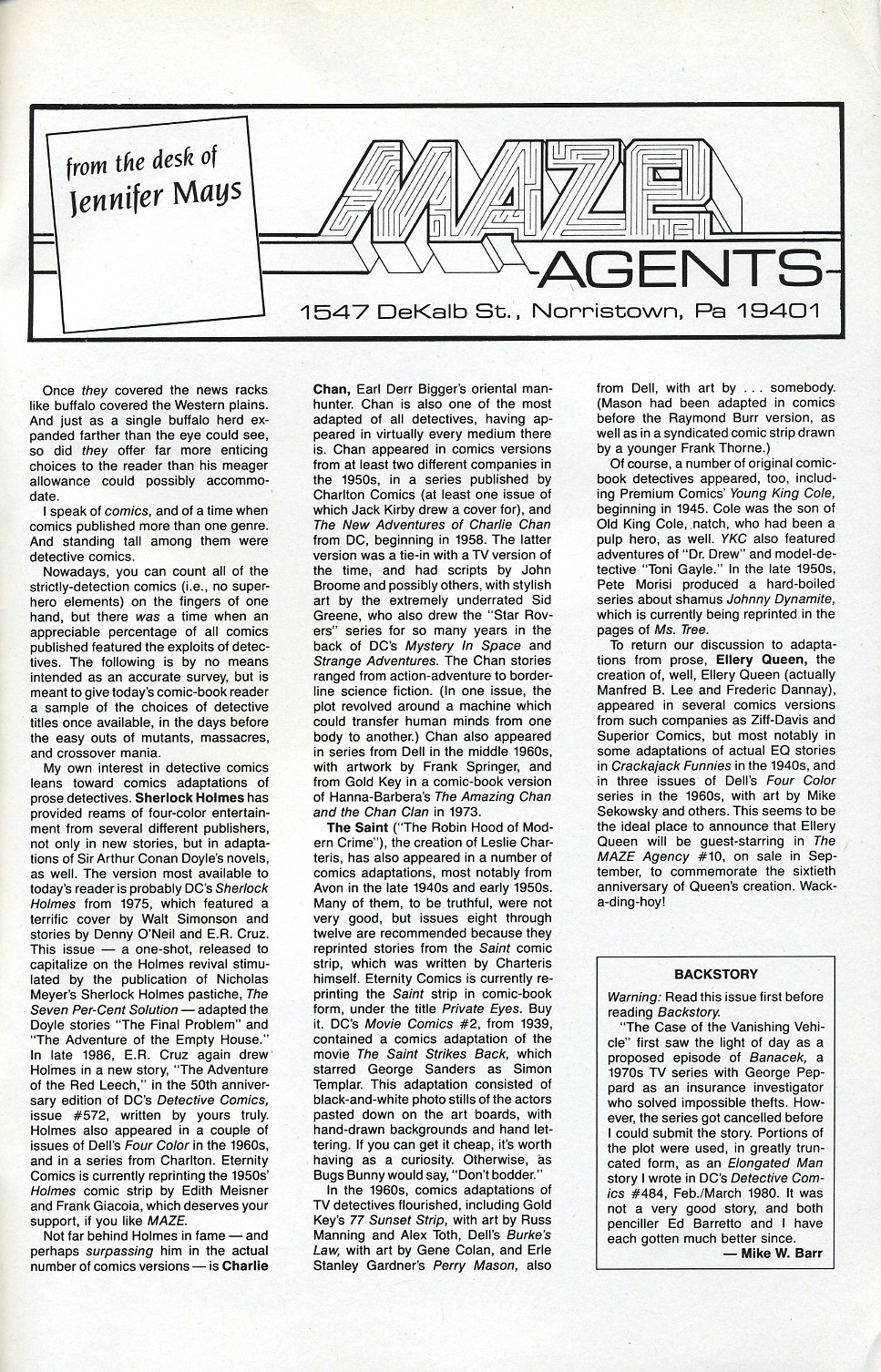 Read online Maze Agency (1988) comic -  Issue #3 - 35