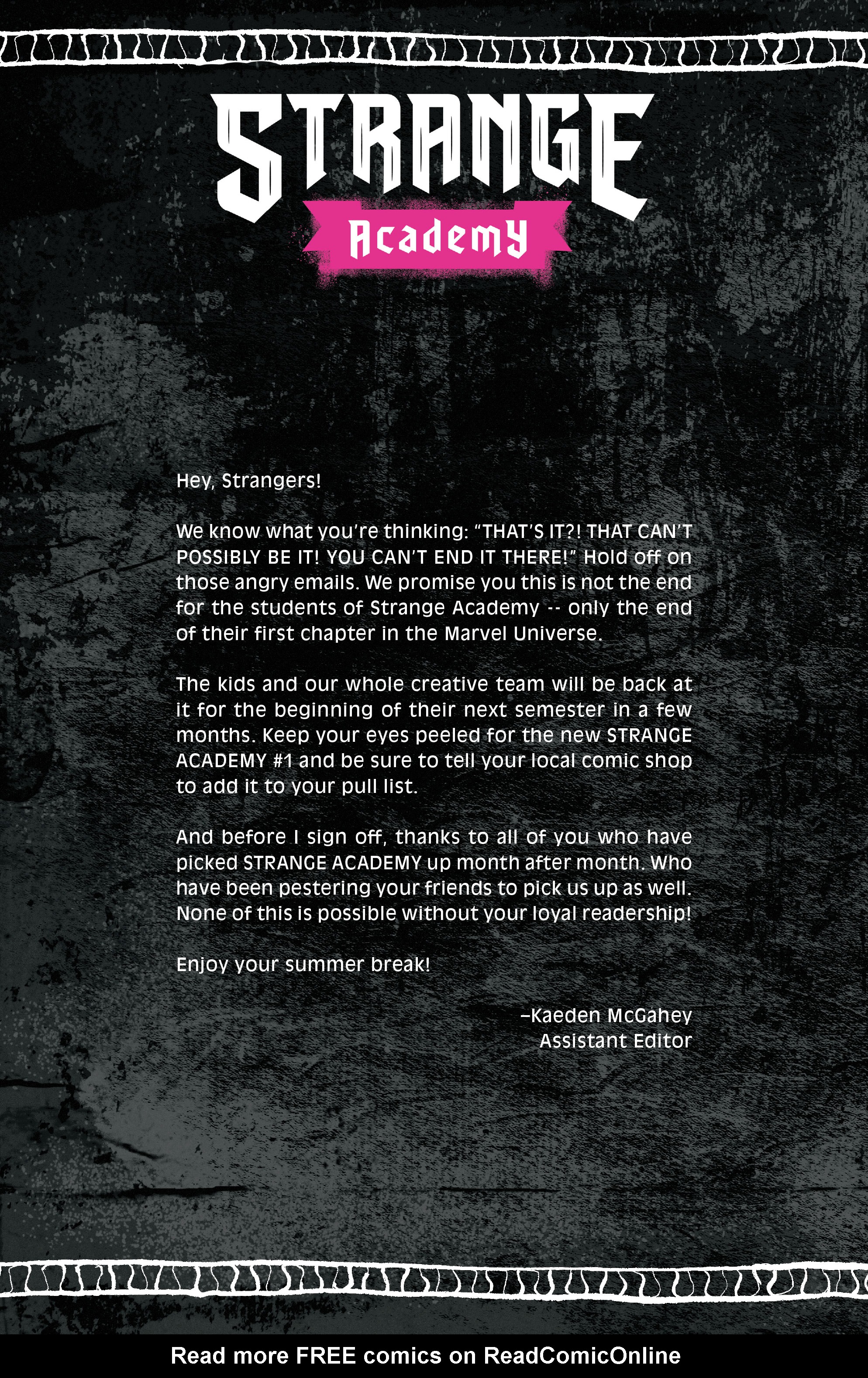 Read online Strange Academy comic -  Issue #18 - 24